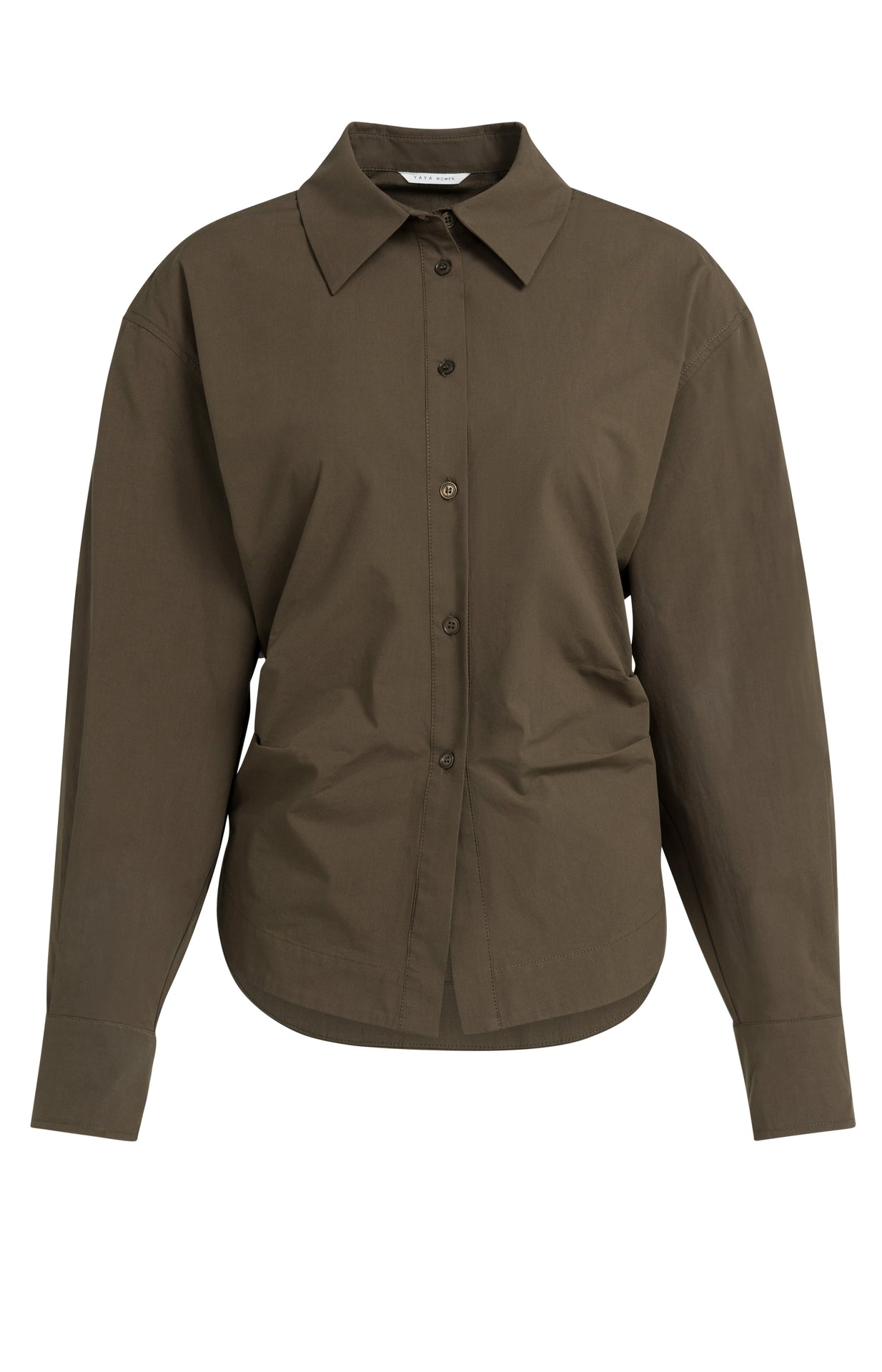 Bluse mit Zierfalte