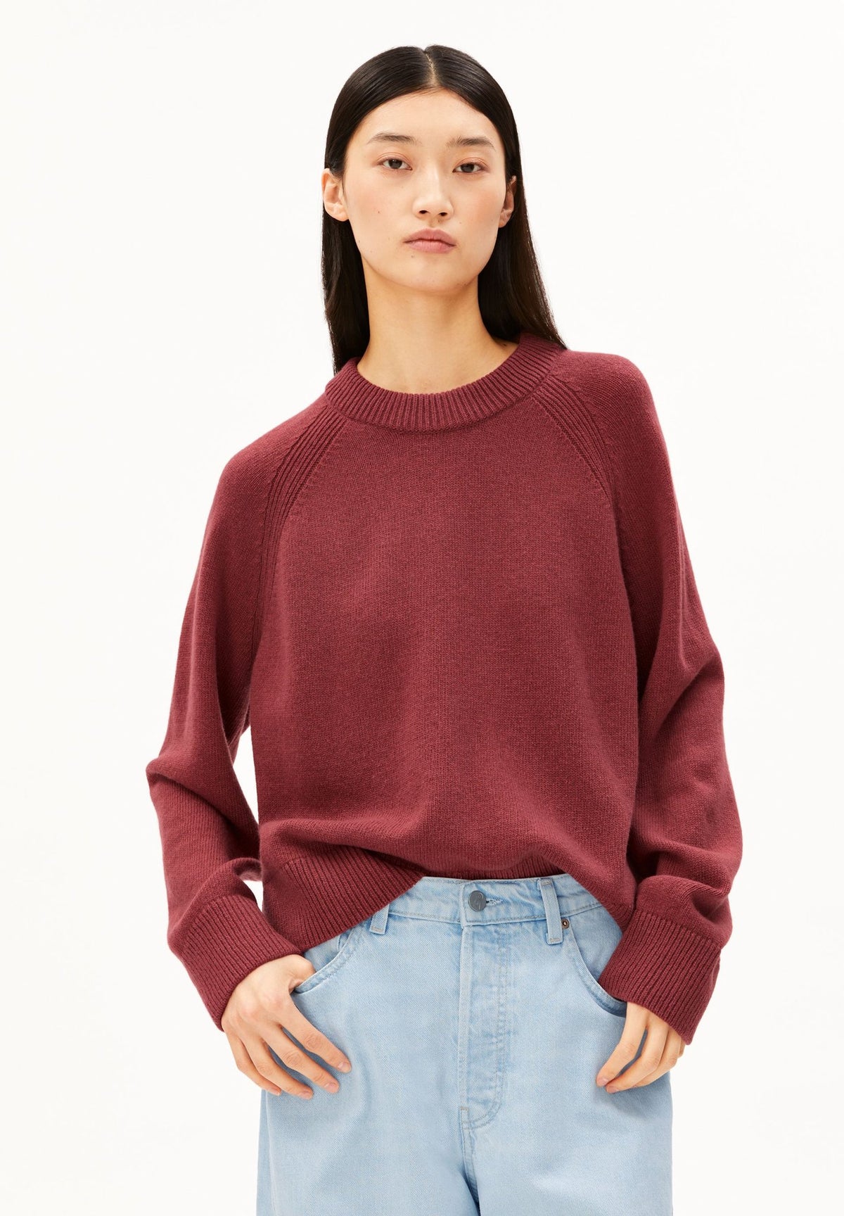 Strickpullover aus Wolle