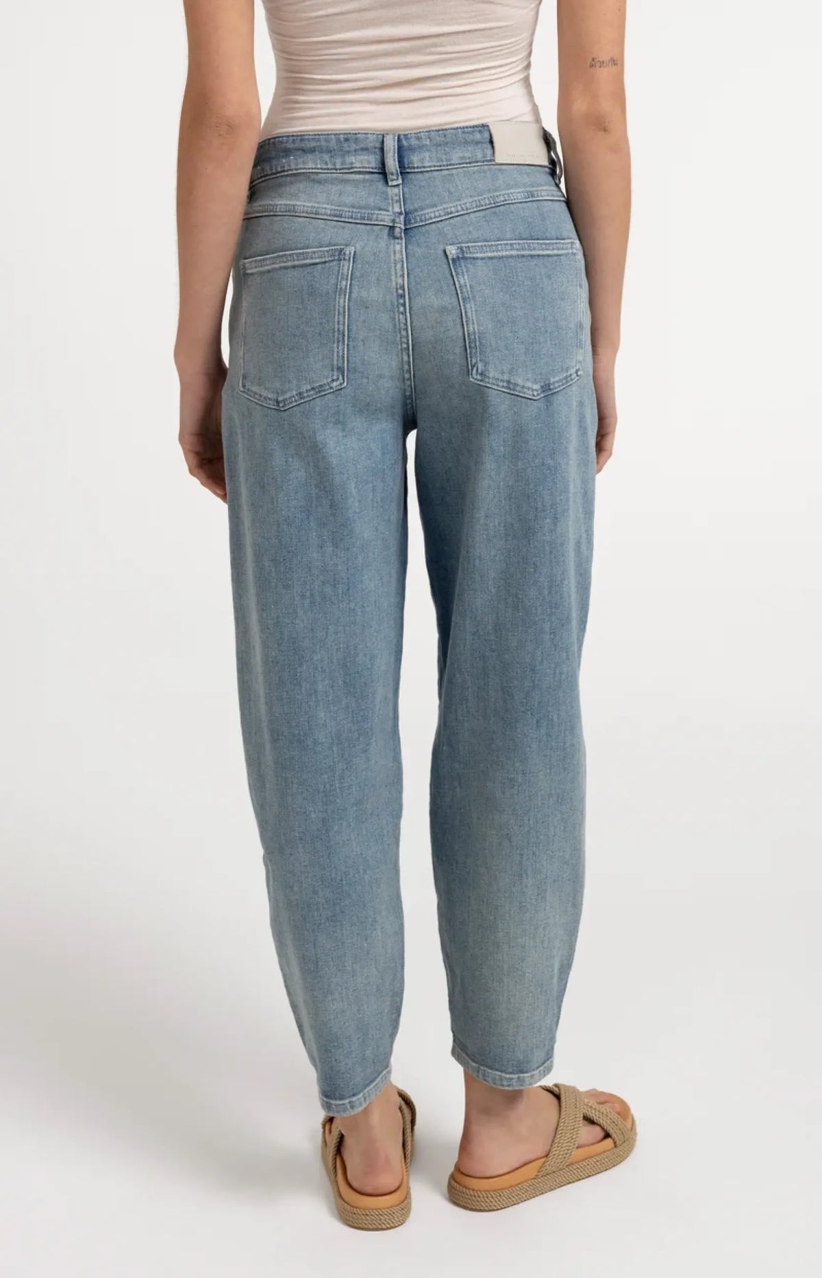 Denimhose mit lockerer Passform