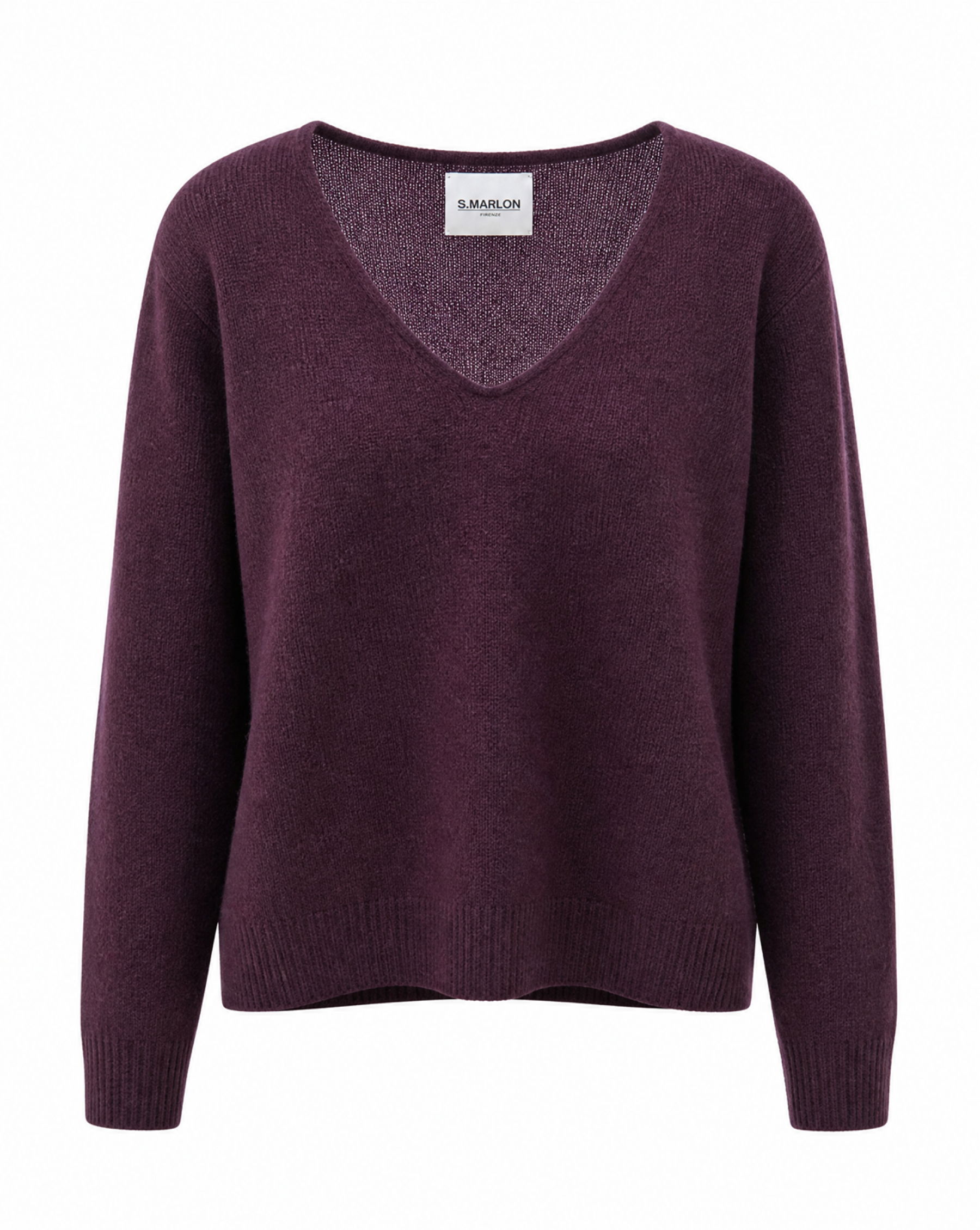 Strickpullover mit V-Ausschnitt