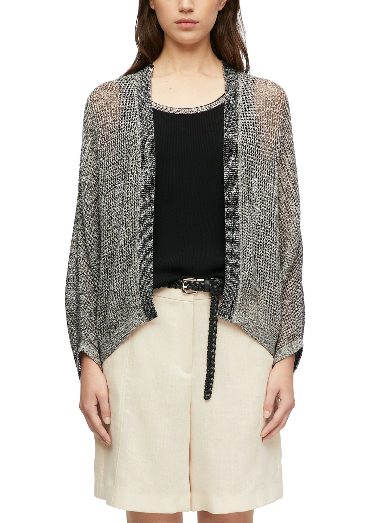 Cardigan aus Ajourstrick