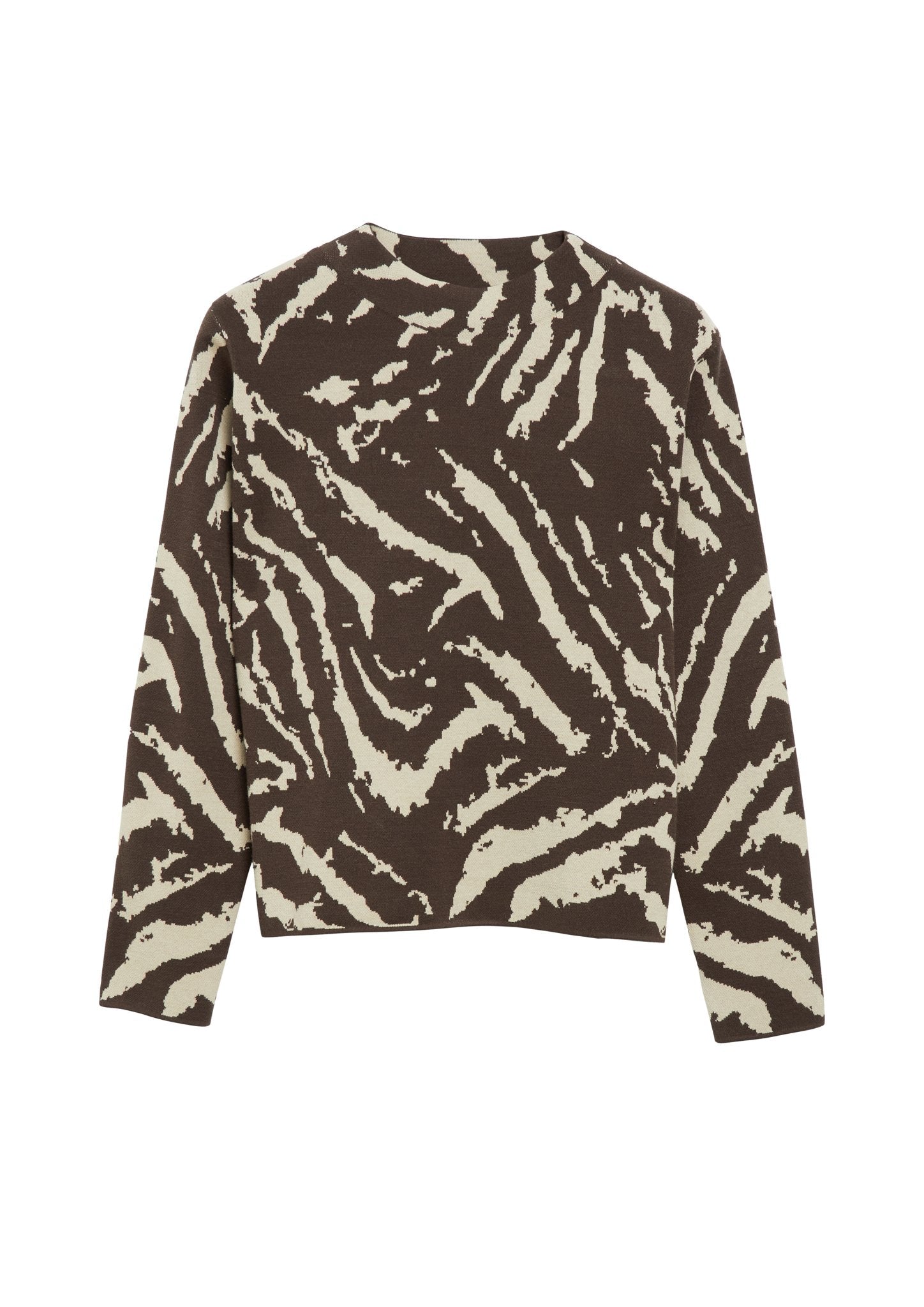 Comma Strickpullover Brown