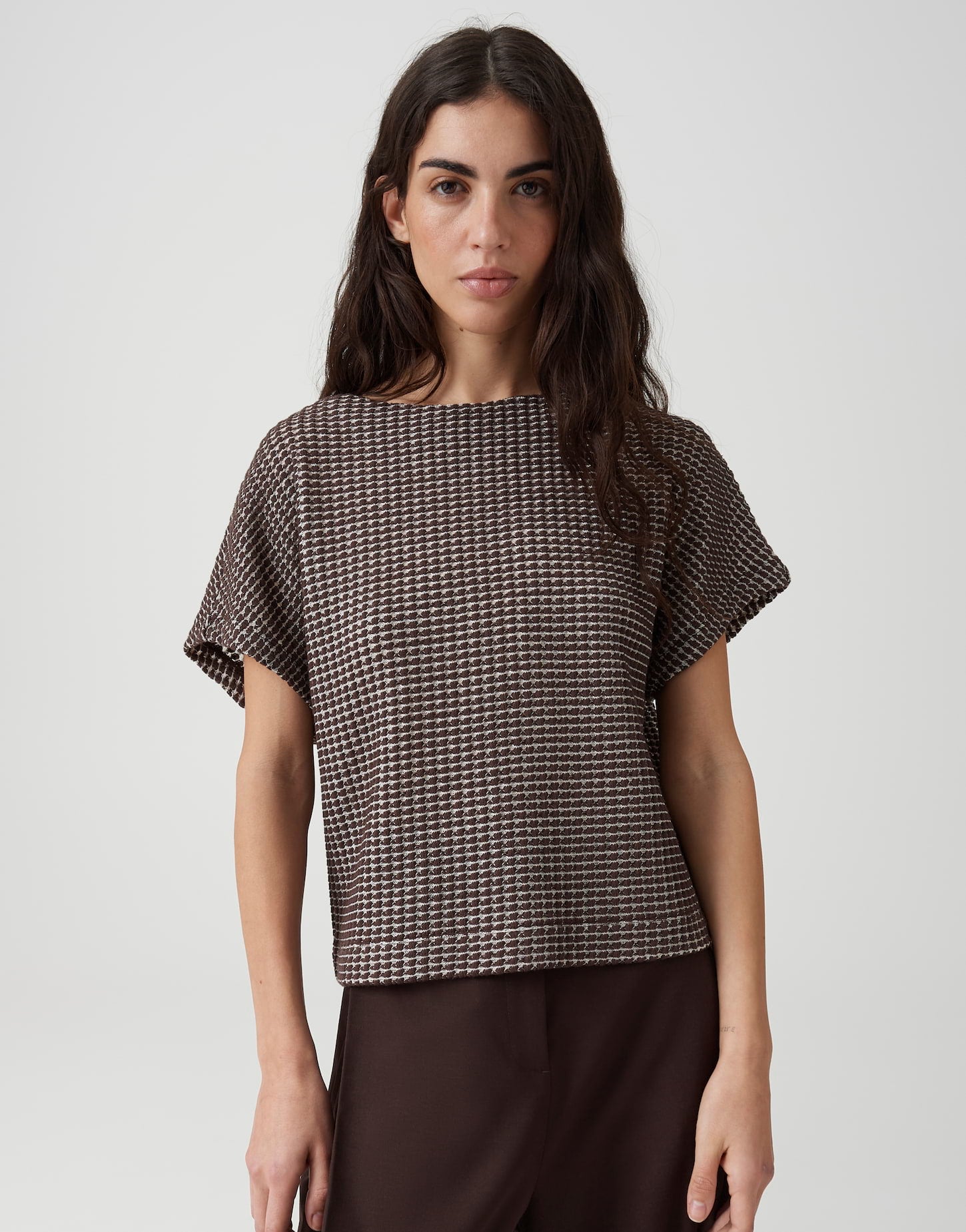 Strukturiertes Sweatshirt Gutina