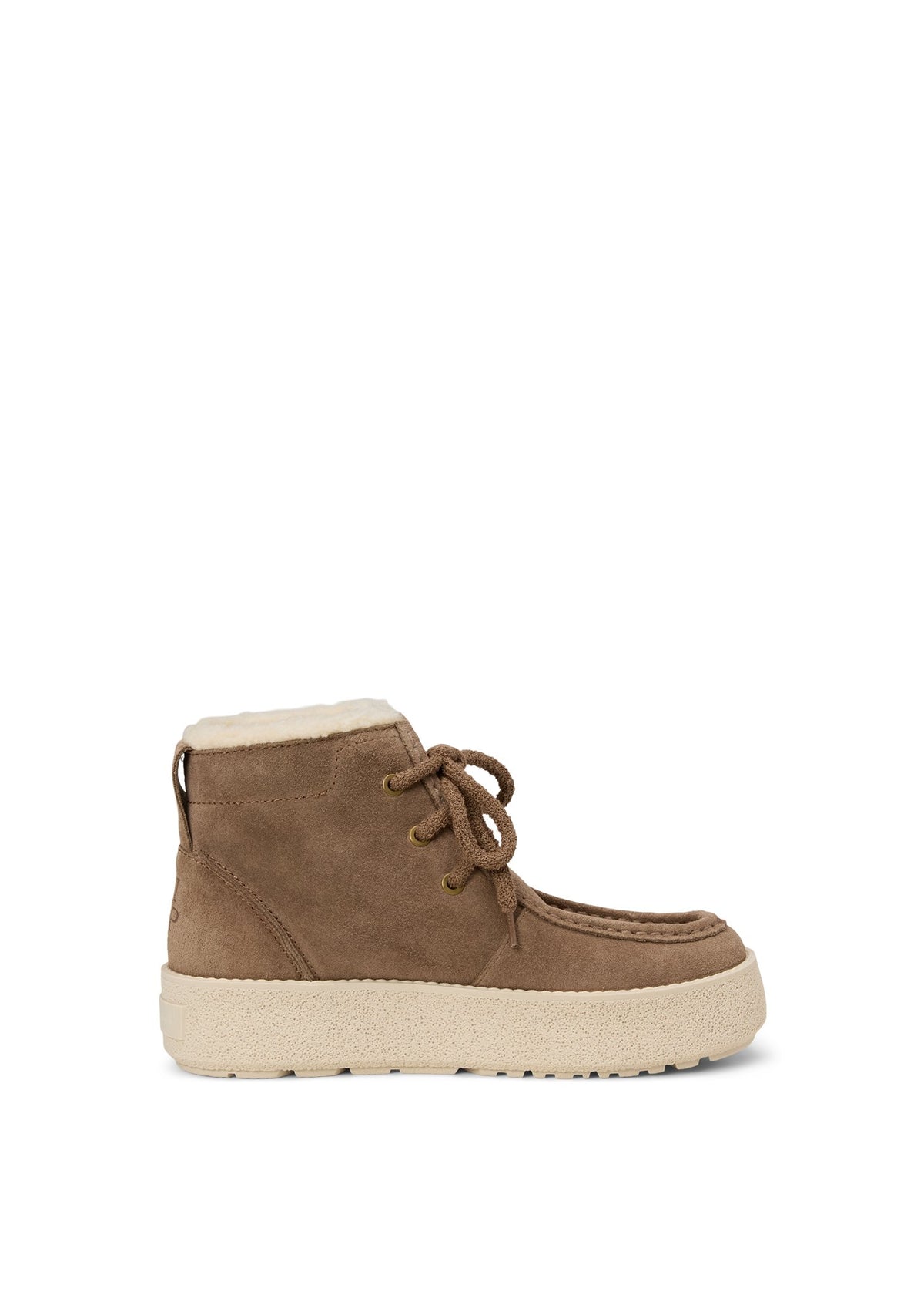 Leder-Boot PIA mit Teddyfell
