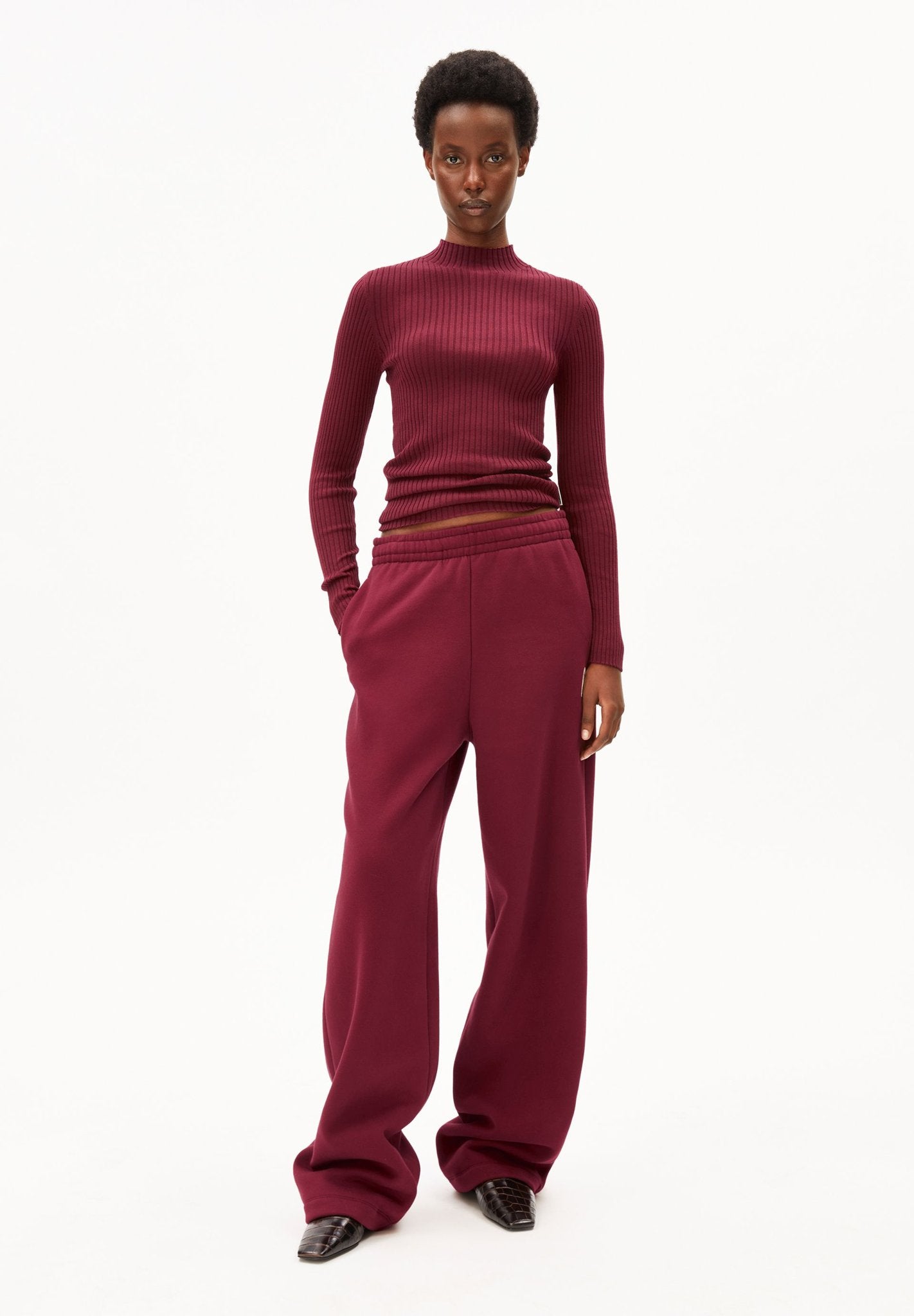 ARMEDANGELS Longsleeve Velvet Red
