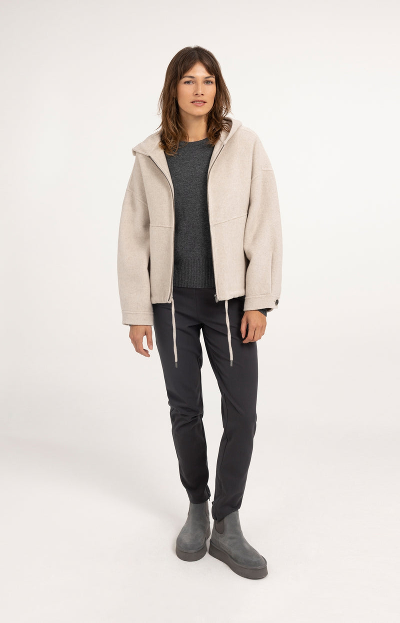 Oversize-Jacke mit Kapuze