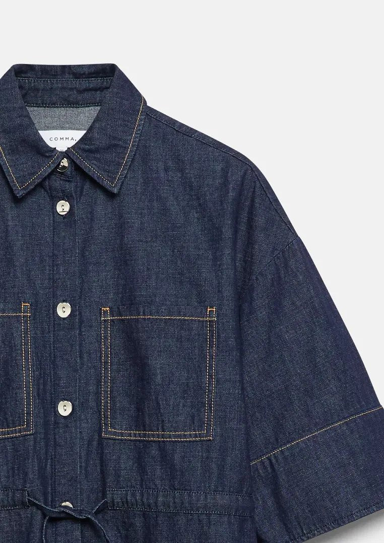Jeanshemd mit Kordel