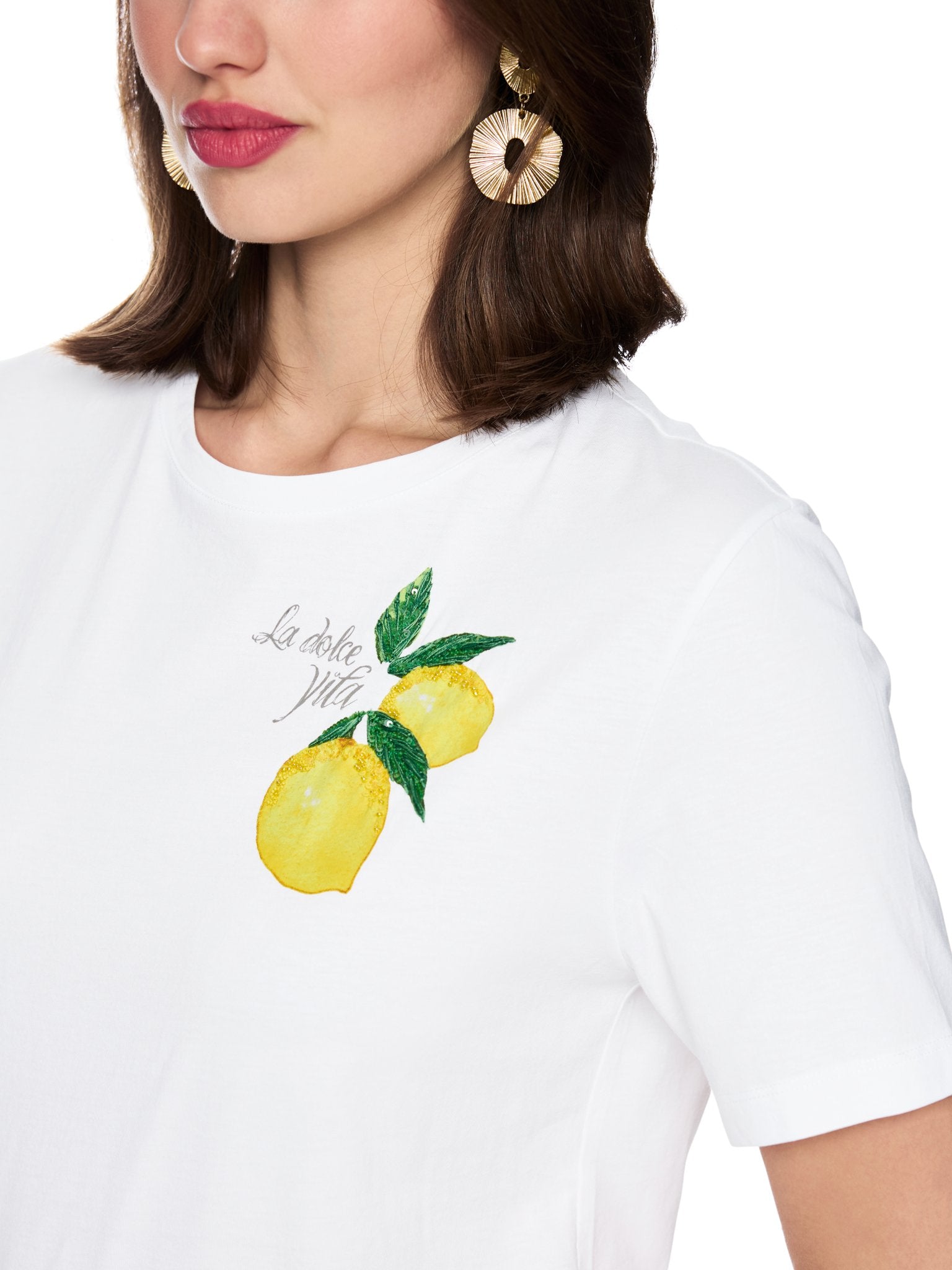 Baumwollshirt mit Zitronen