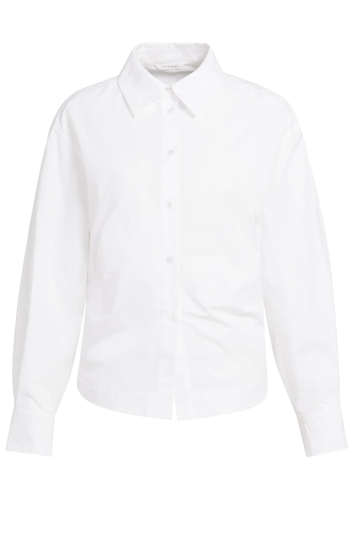 Bluse mit Zierfalte