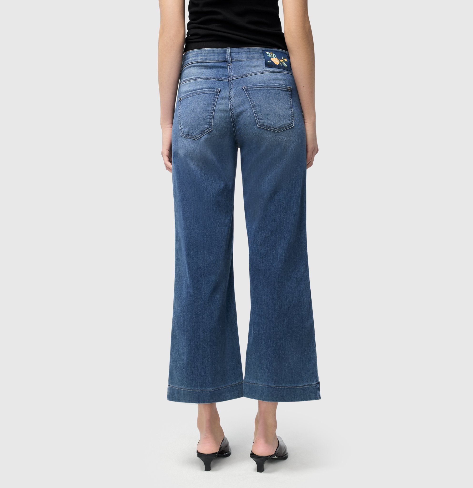 MAC Wide Leg Storm Blue Authentic Wash