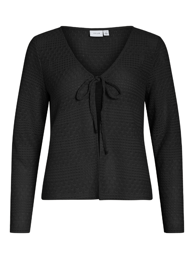 VILA Strickjacken Black Beauty