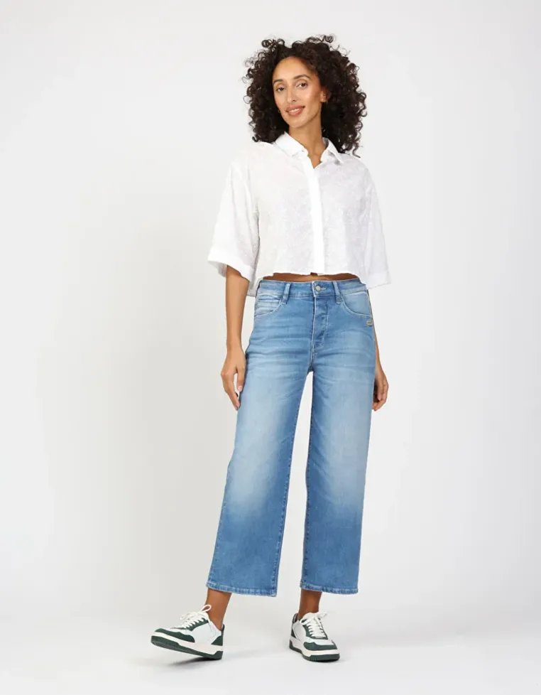 Gang Wide Leg Azure Blue Wash