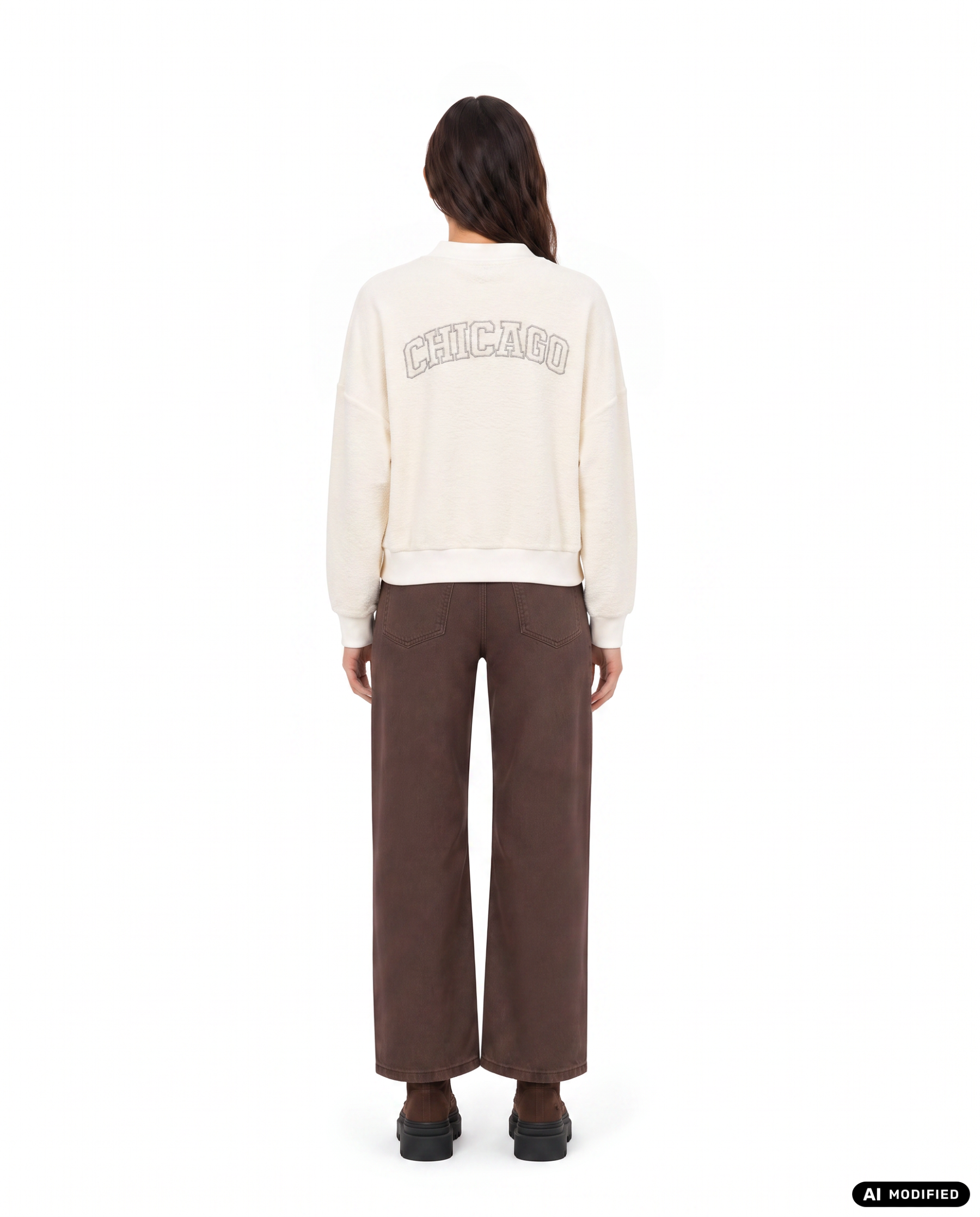 Sweater mit Kurzzippverschluss
