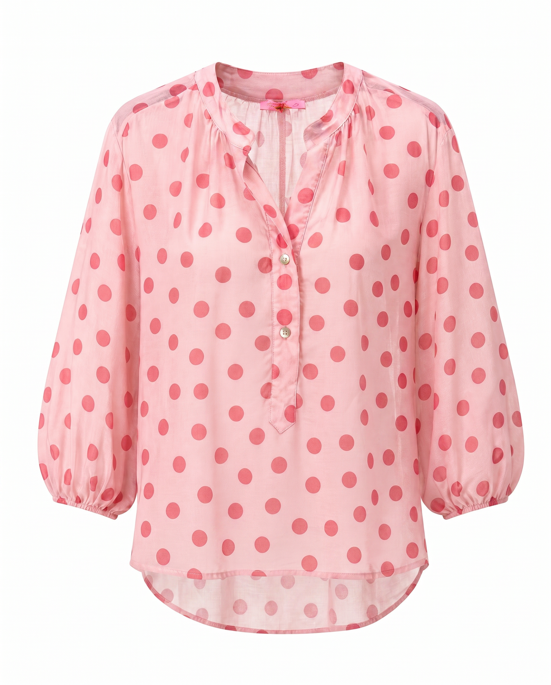 Bluse mit Punkt-Muster