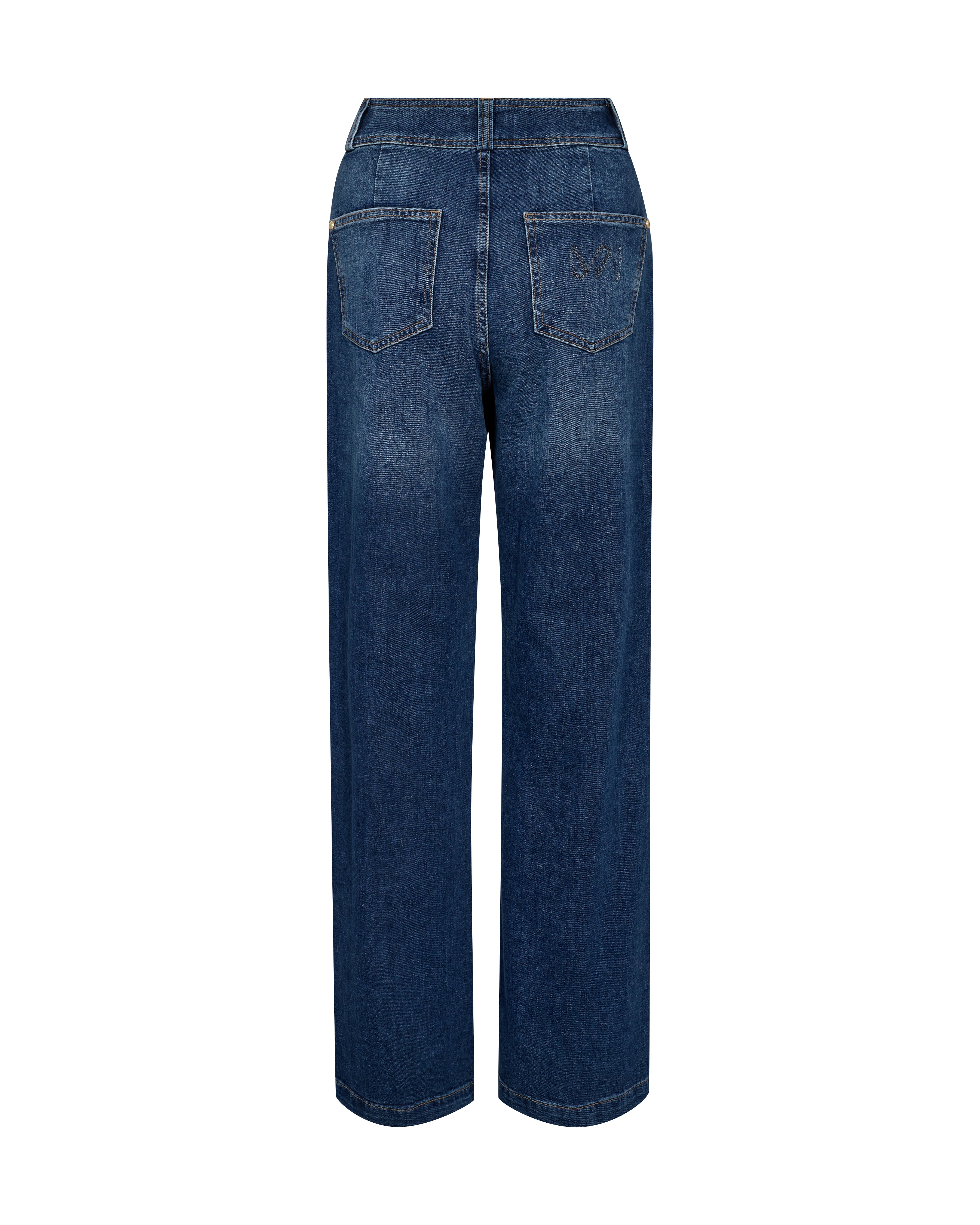 Mos Mosh Wide Leg Dark Blue