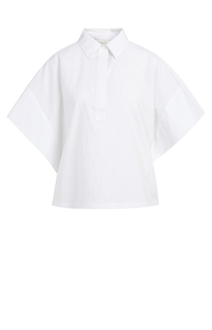 Oversize-Bluse mit weiten Ärmeln