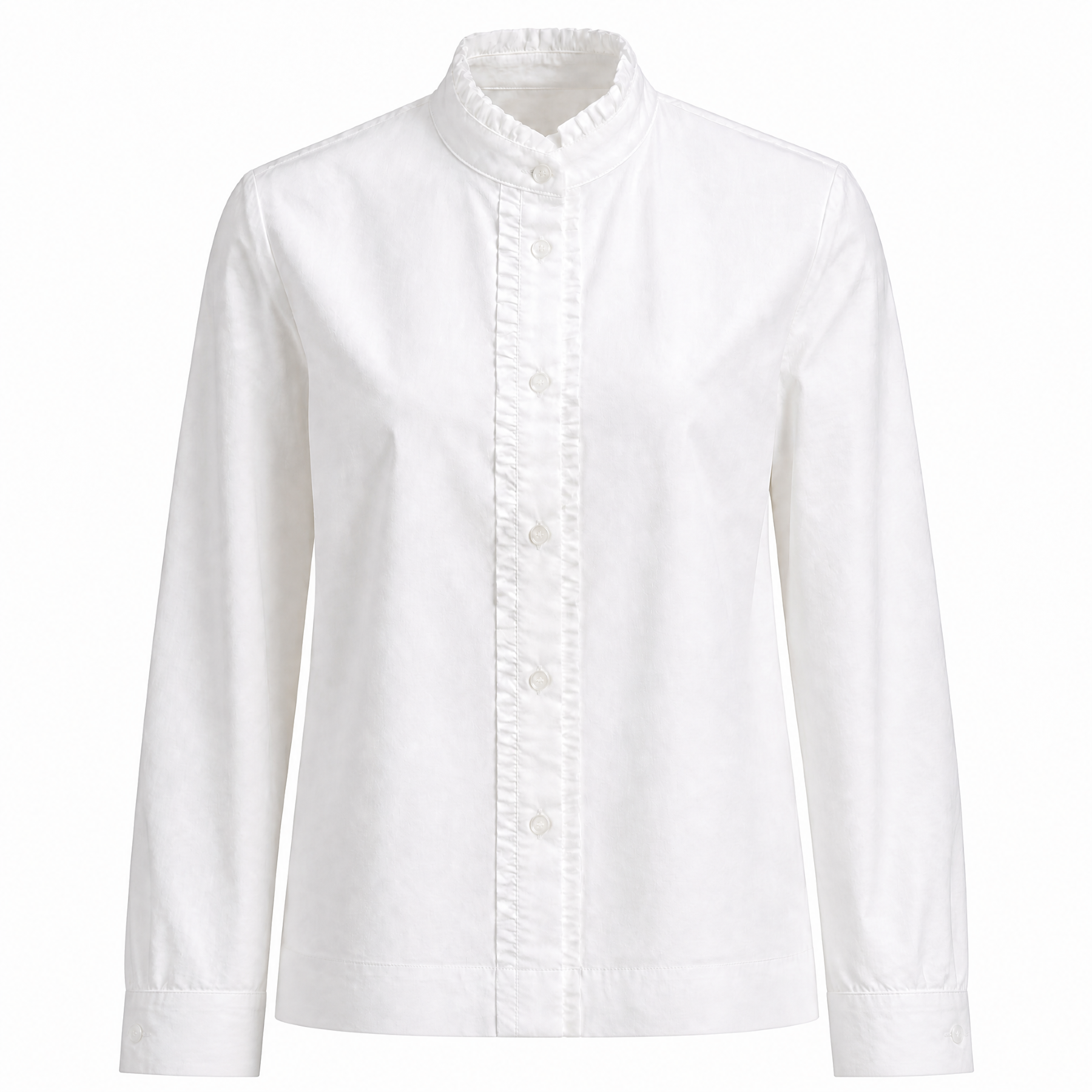 Bluse mit Raffung