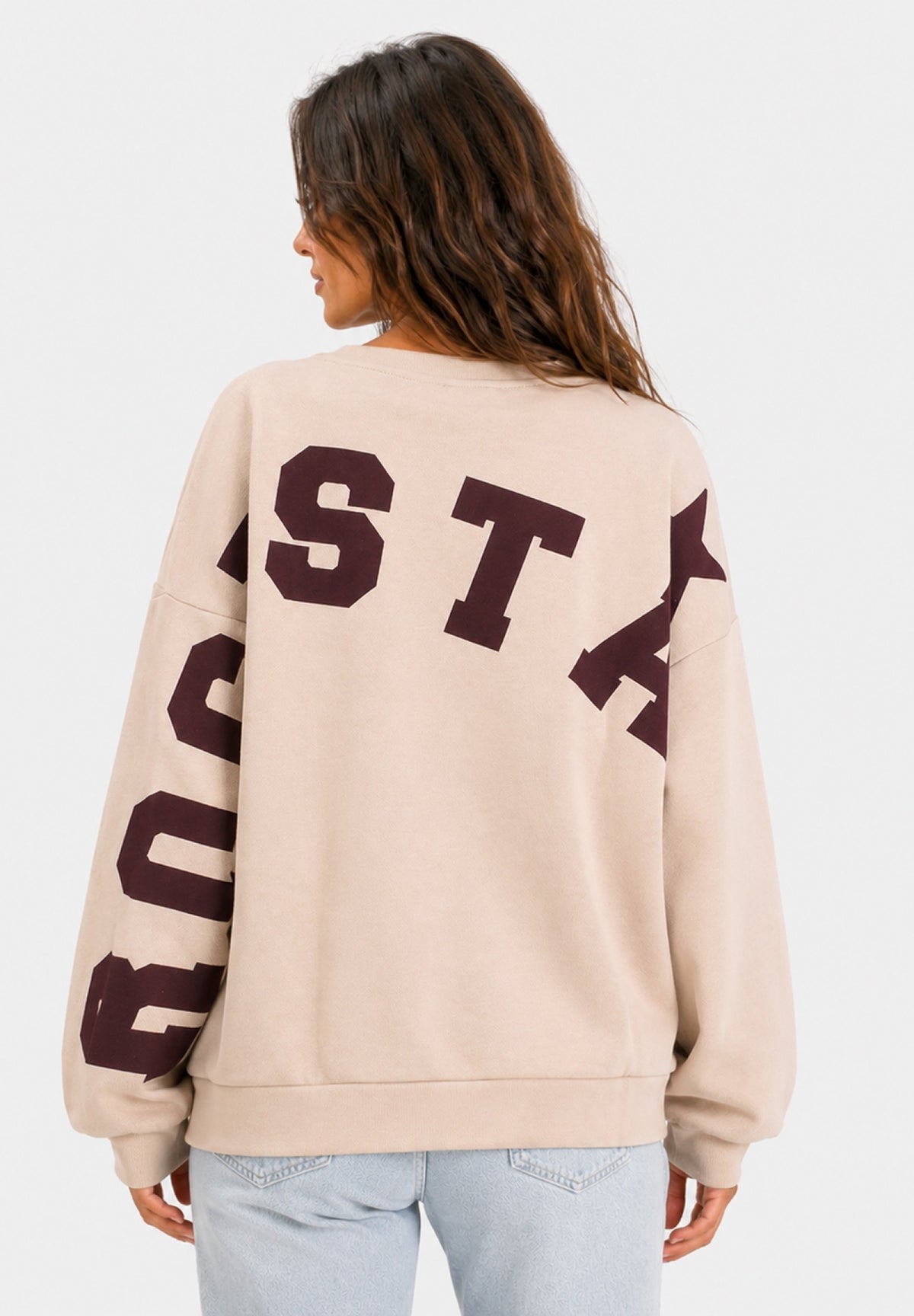 Sweatshirt WSW ROCKSTAR round