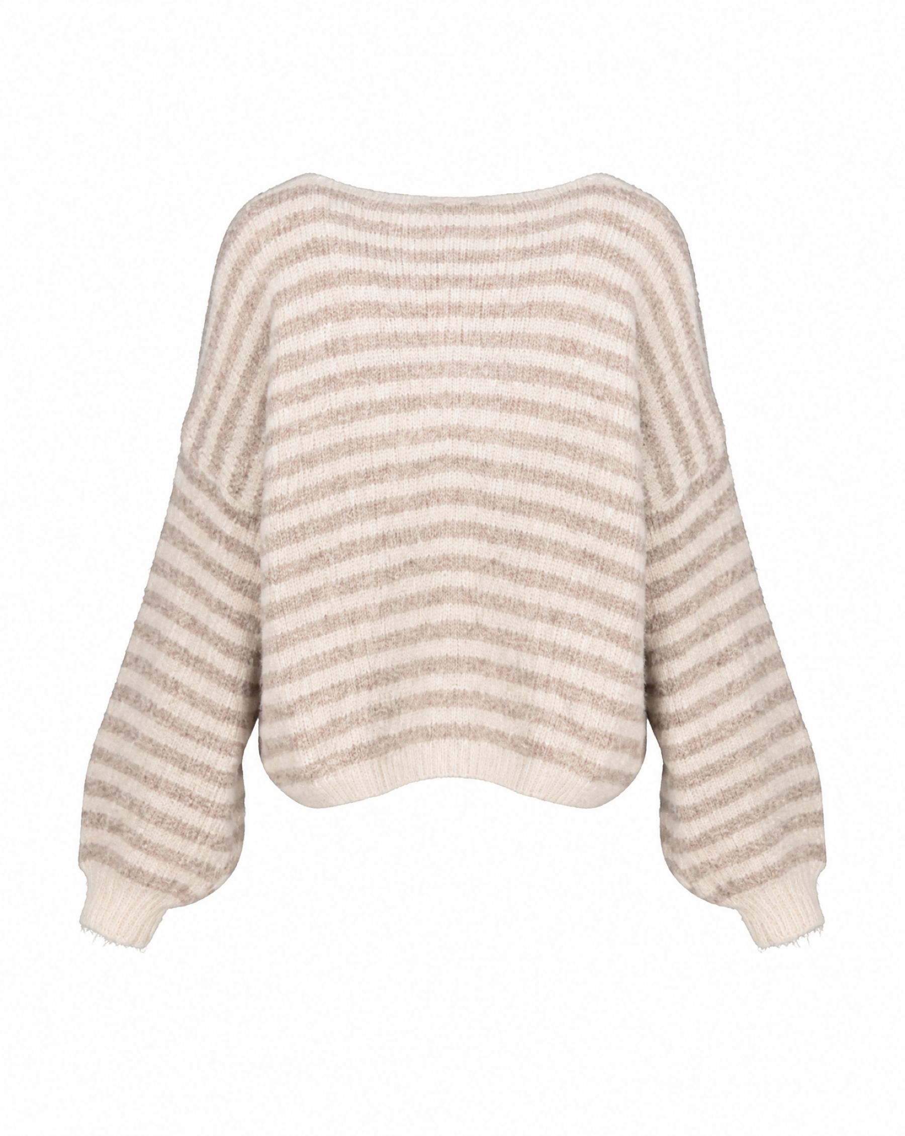 Strickjacke mit Streifen