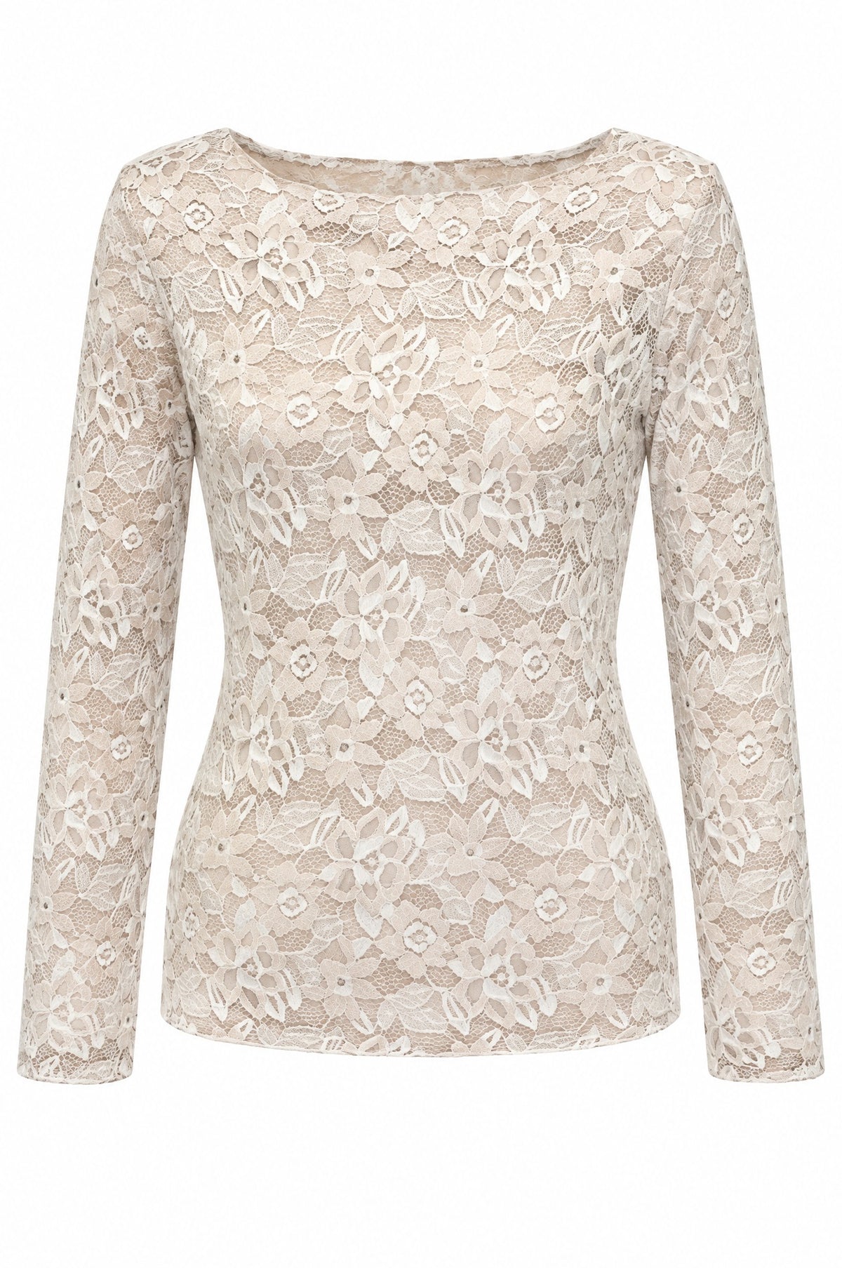 Longsleeve aus Spitze