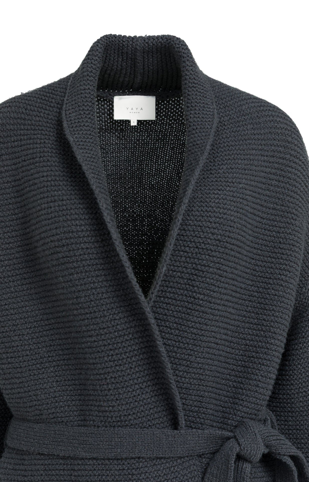 Strick-Cardigan in Wickeloptik