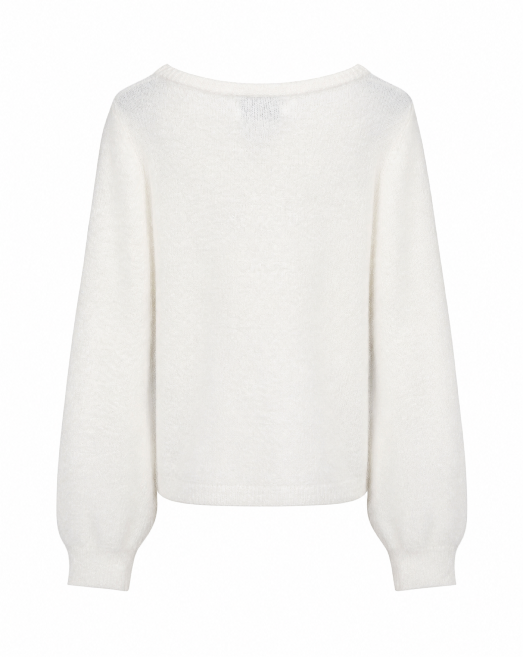 Strickjacke mit Rundhalsausschnitt