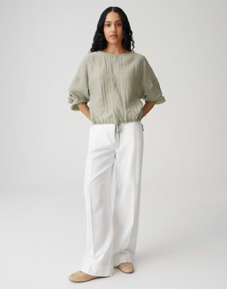 Opus Blusen Pale Olive