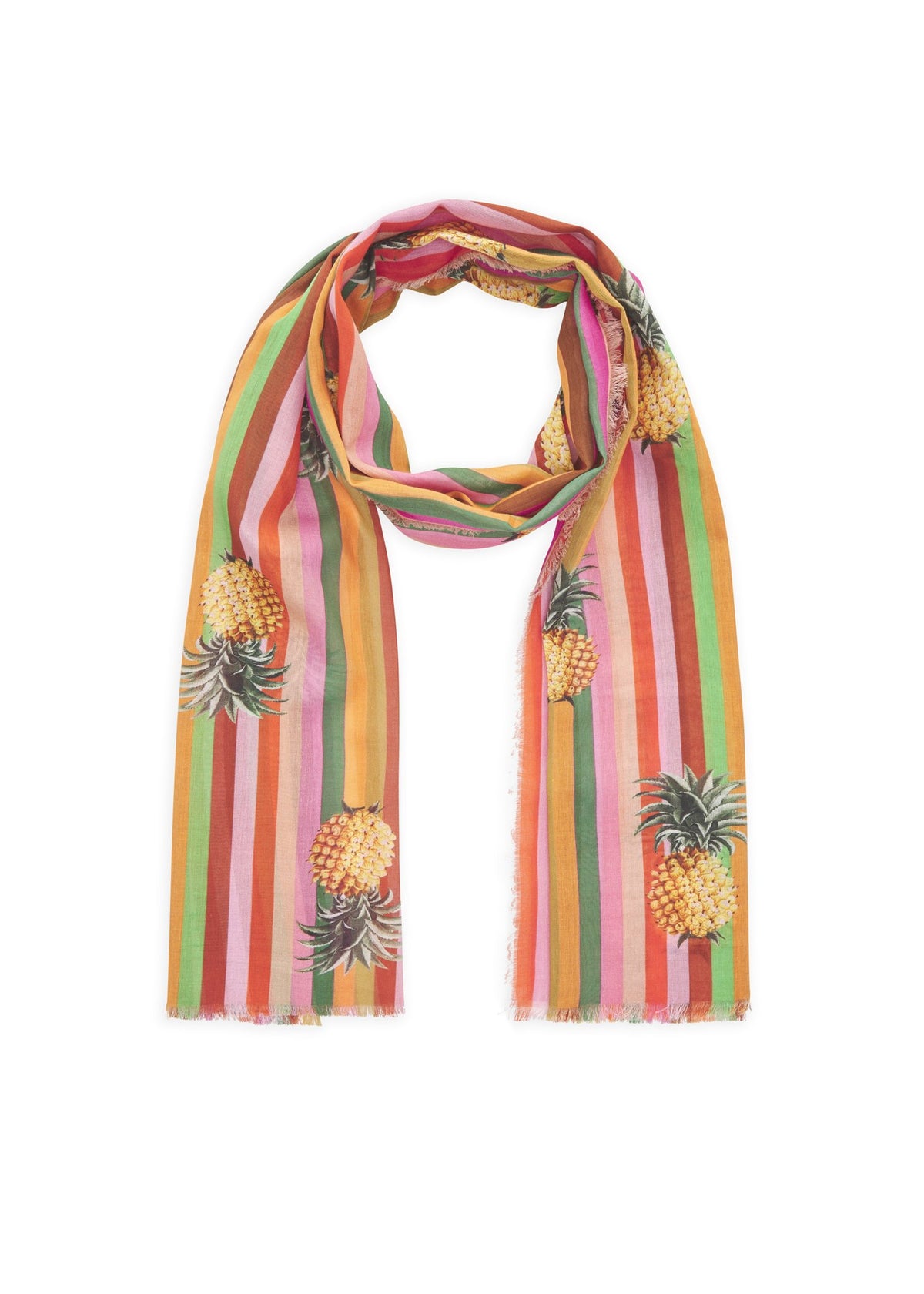 Schal mit Ananas-Motiven