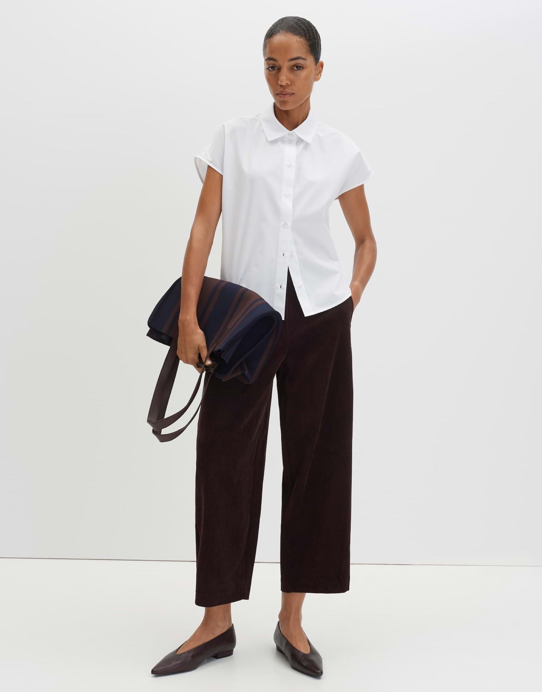 Cordhose CISILIA CURVED CORDUROY