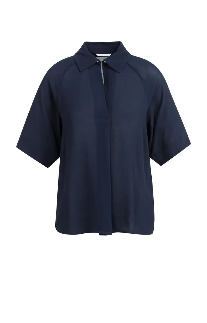 Yaya Polos Navy Blazer Blue