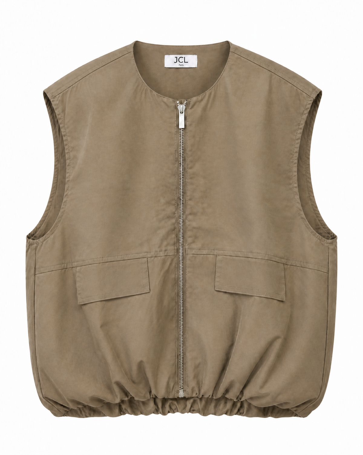 Weste mit gebauschten Look