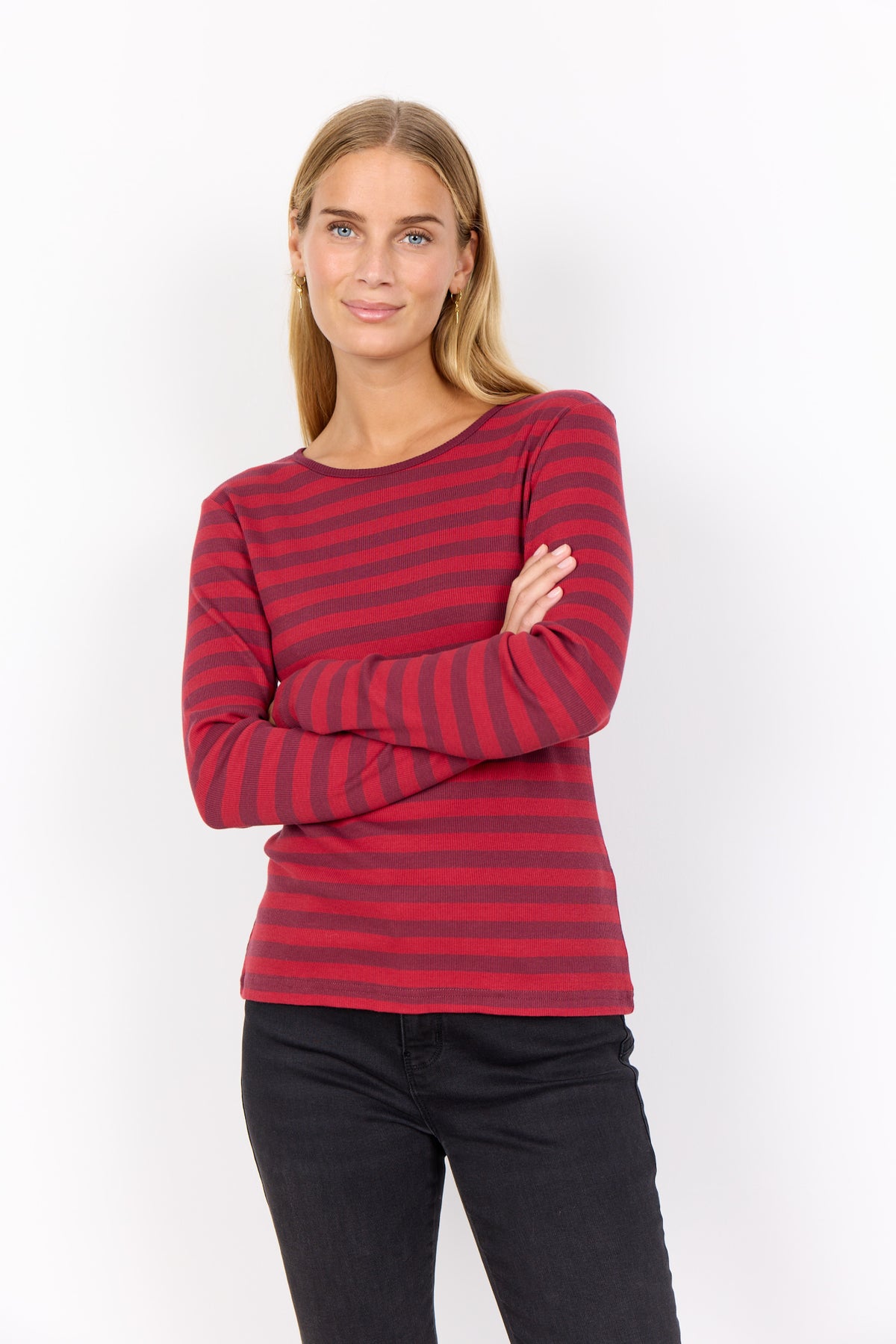 Soyaconcept Longsleeve Red Combi