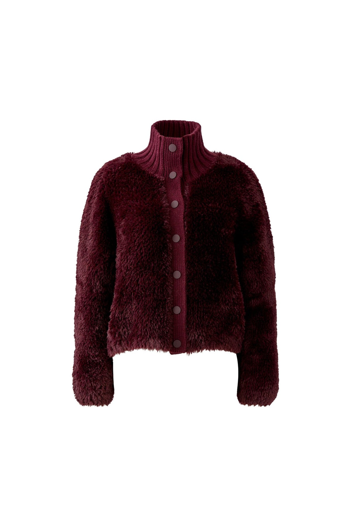 Flauschige Strickjacke
