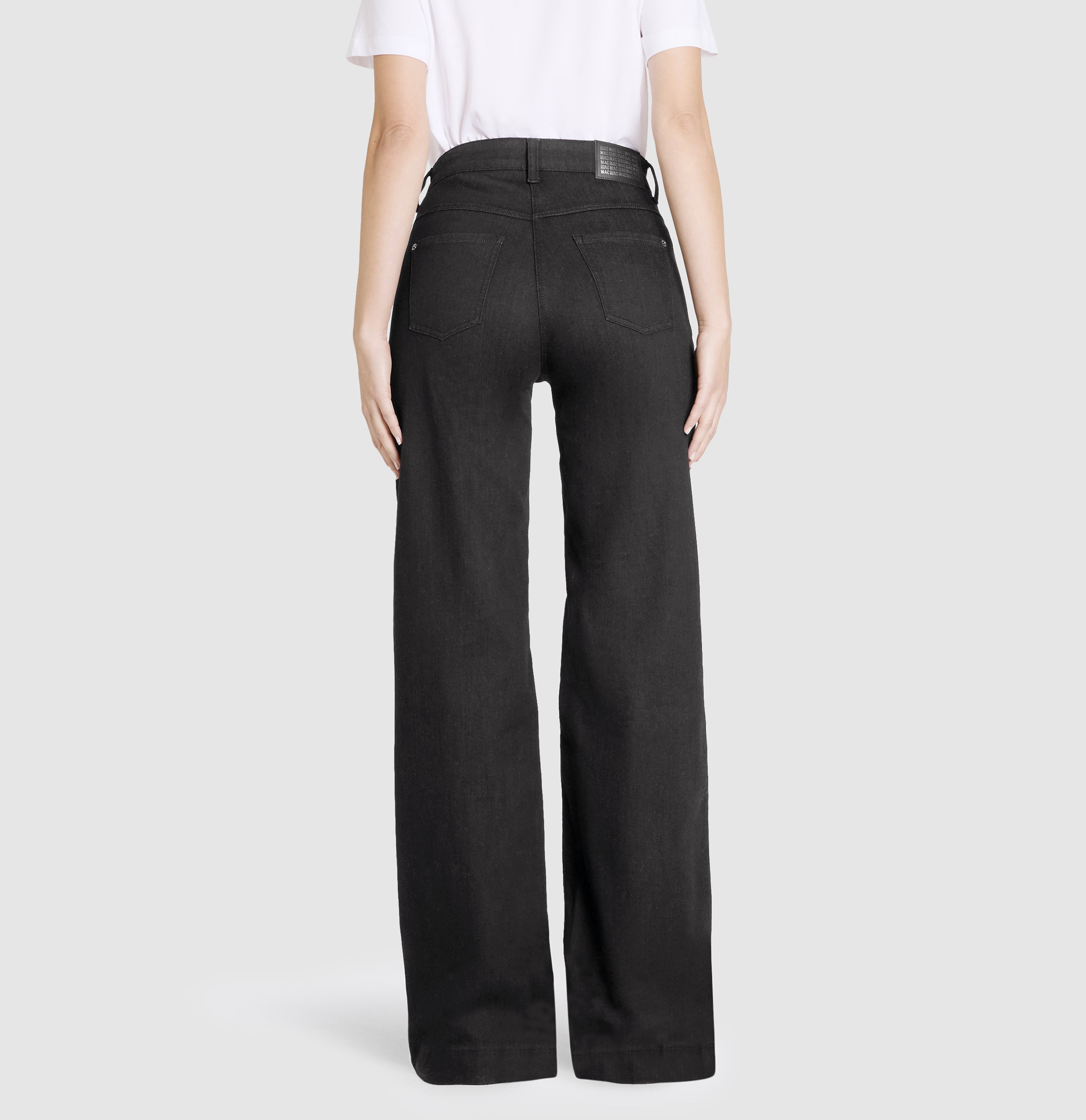 MAC Wide Leg Black-Black