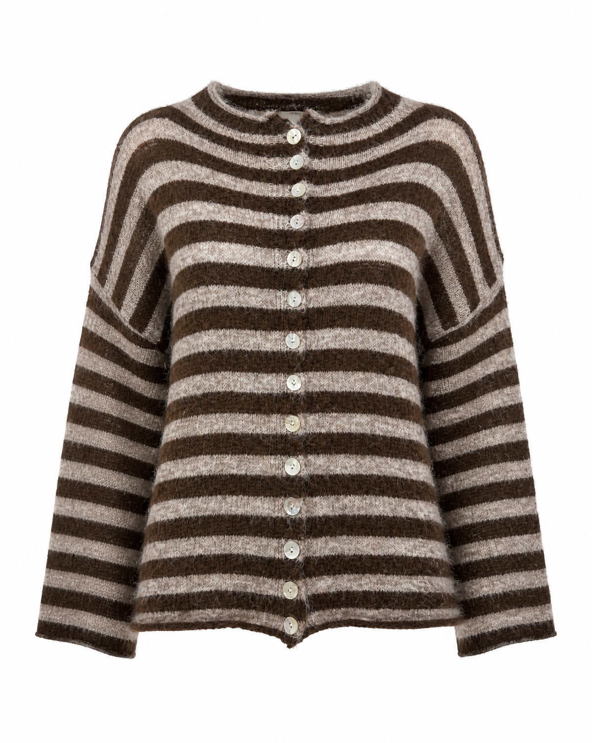 Strickjacke mit Knopfleiste