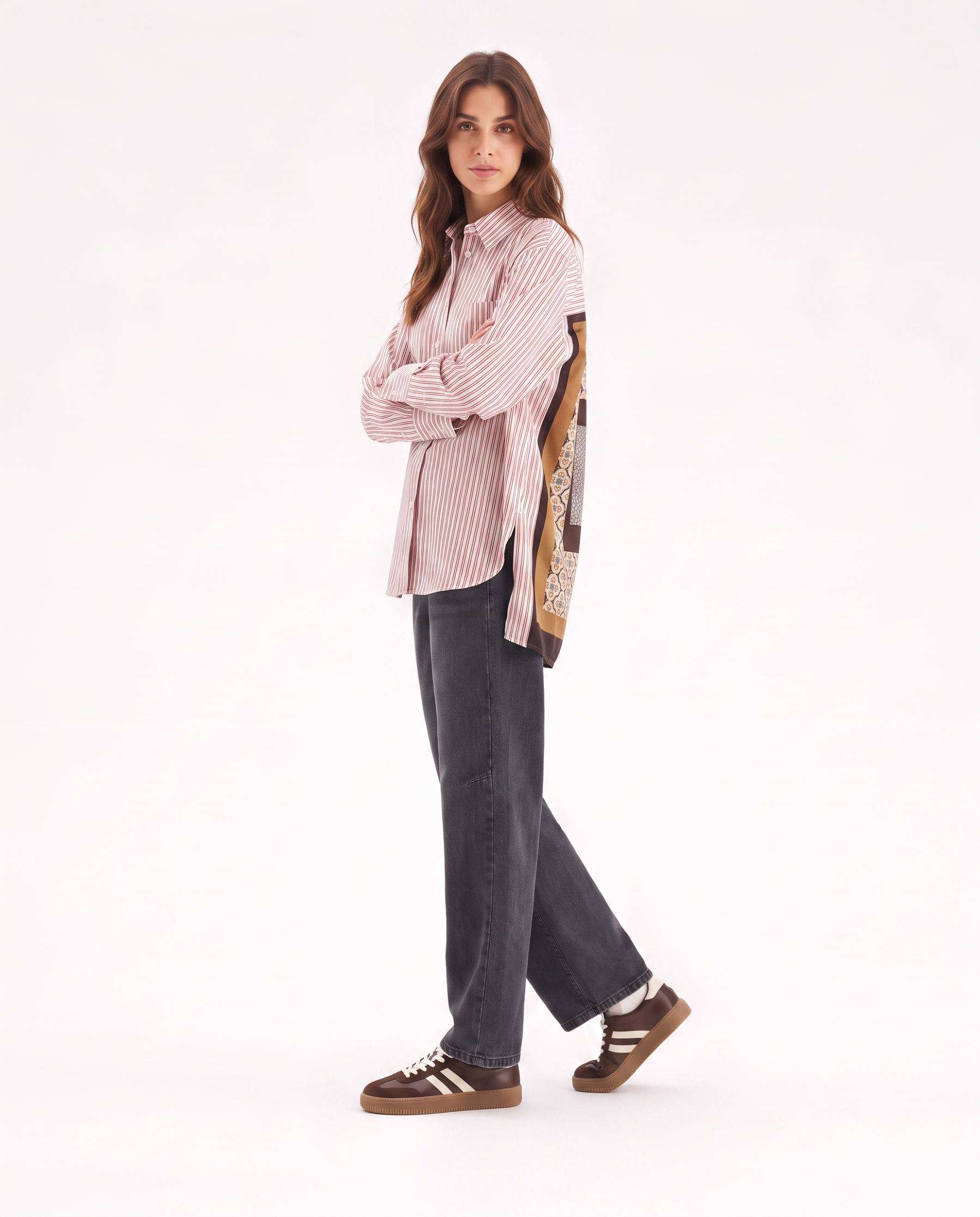 Bluse mit Print