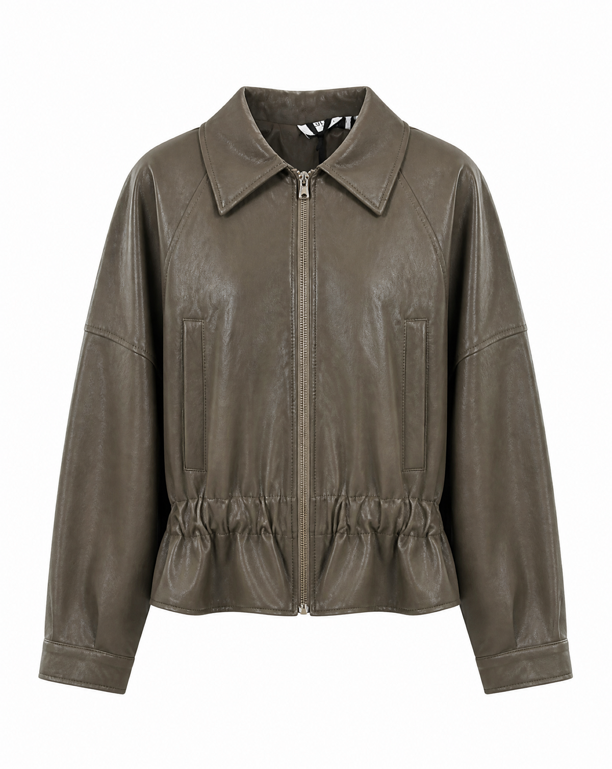 Goose Flash Lederjacken Grau