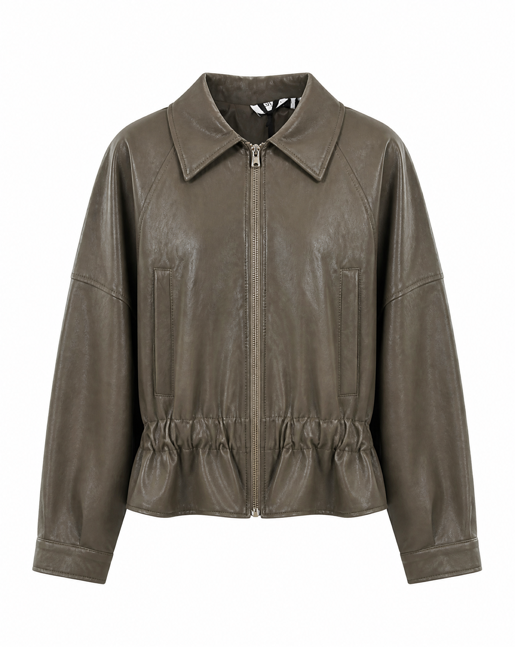 Goose Flash Lederjacken Grau