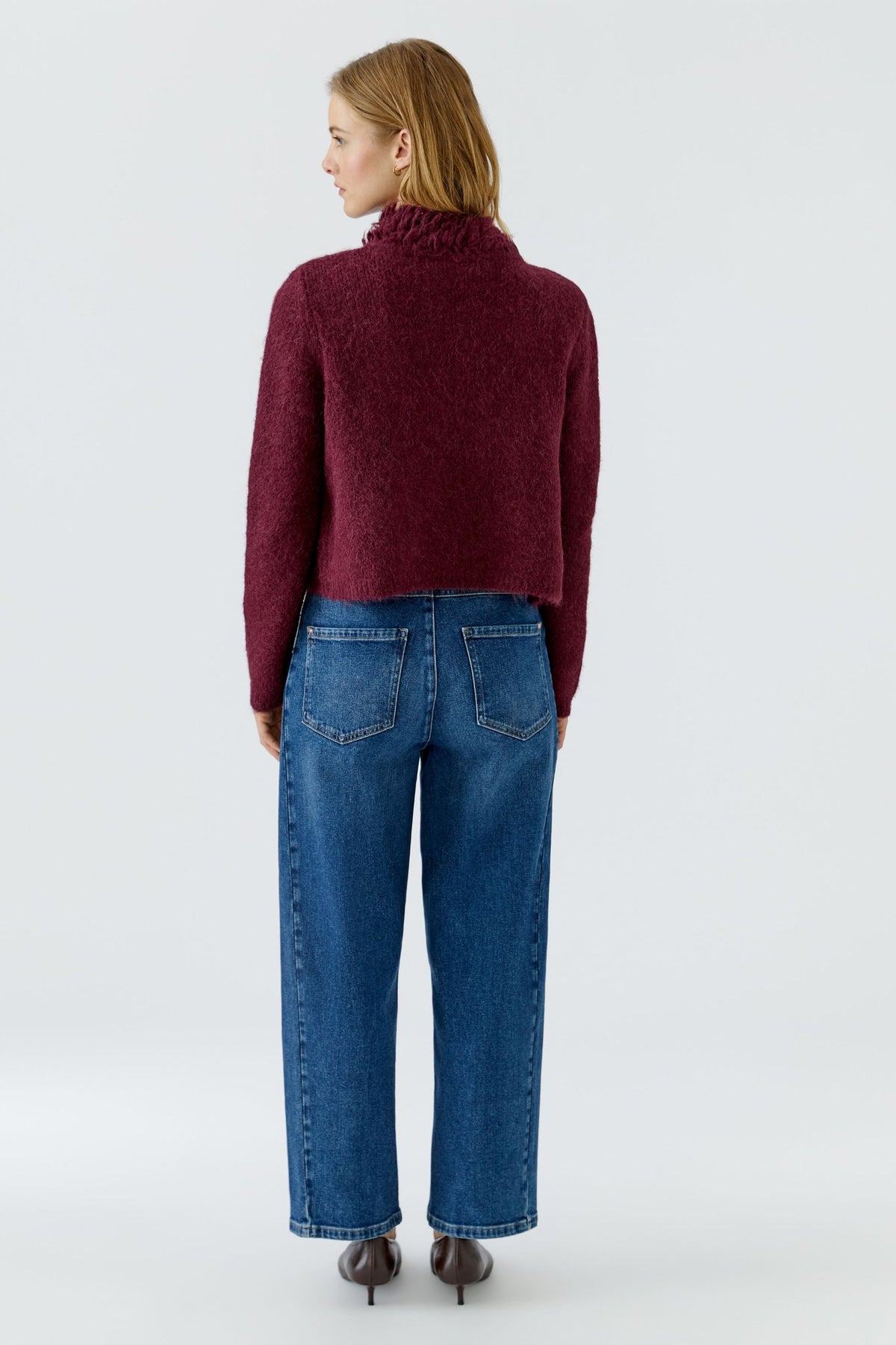 Strickjacke  mit Fransen