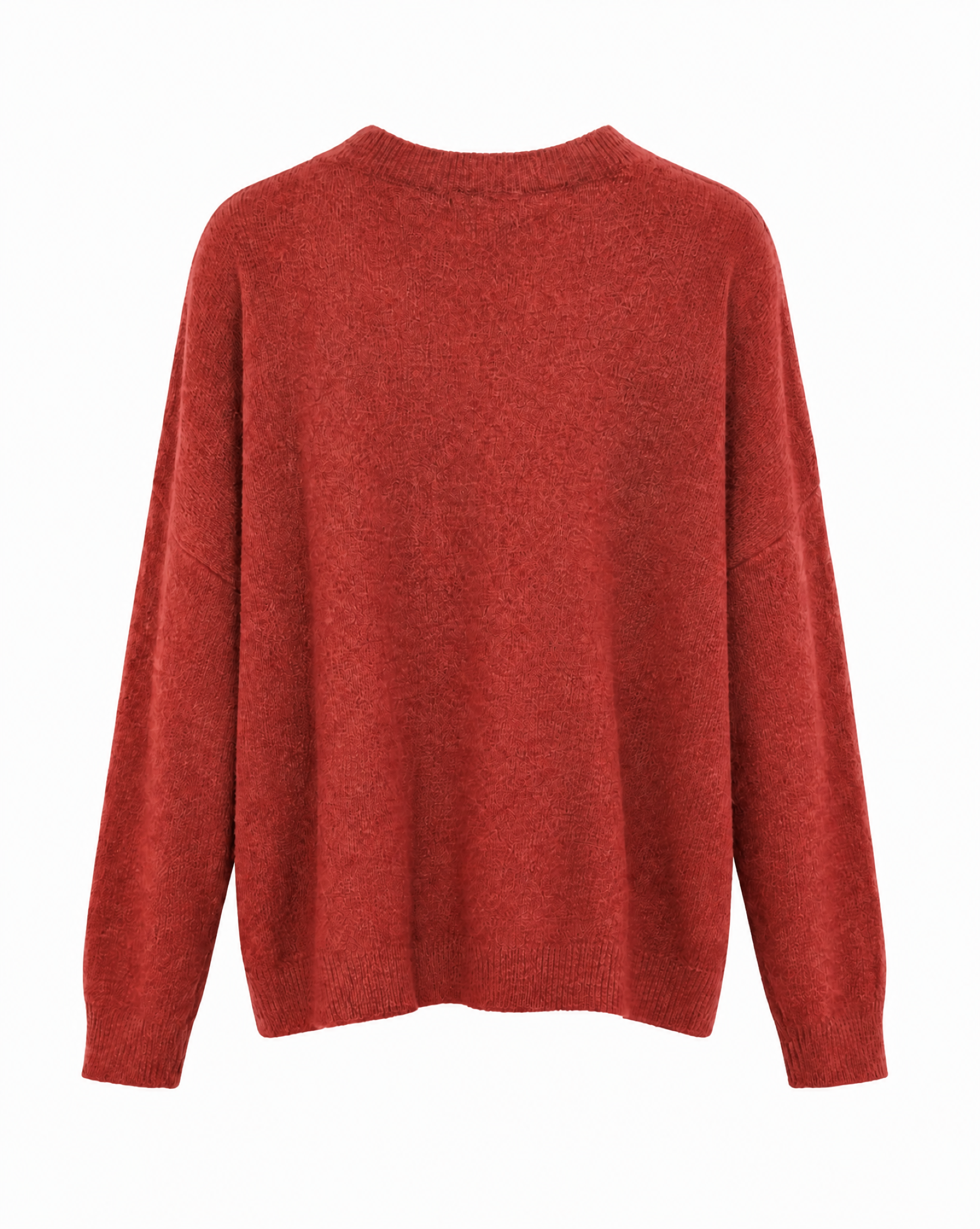 Strickpullover mit Rundhalsausschnitt