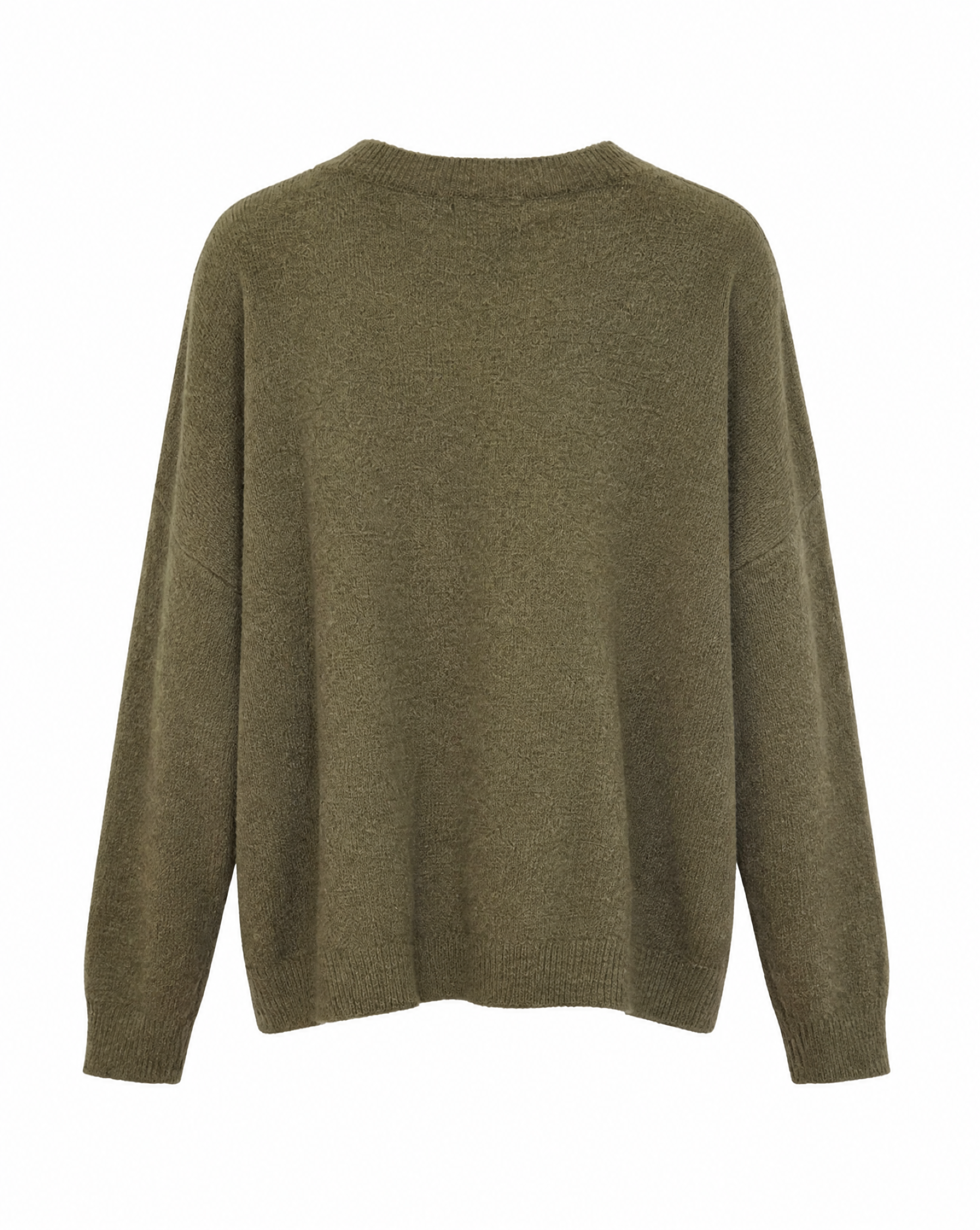 Strickpullover mit Rundhalsausschnitt