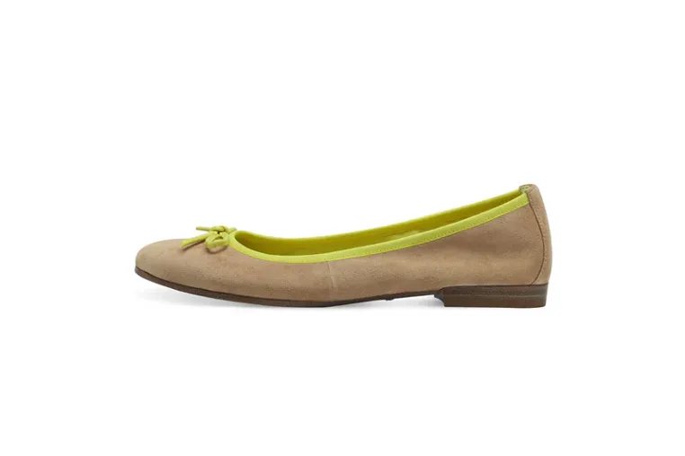 Tamaris Ballerinas Tan Comb