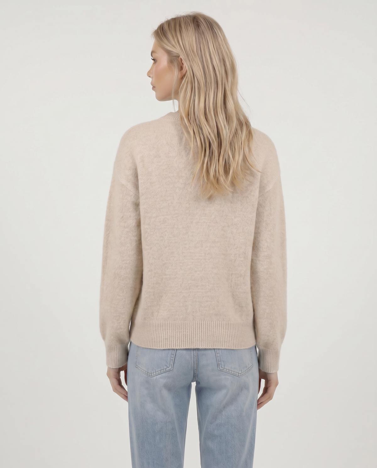 Goose Flash Strickpullover Beige