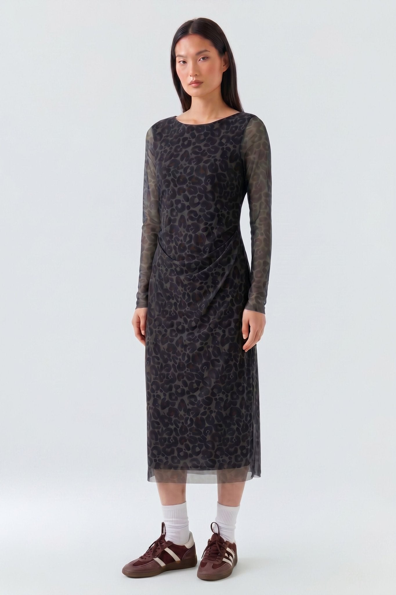 Kleid mit Leopardenprint