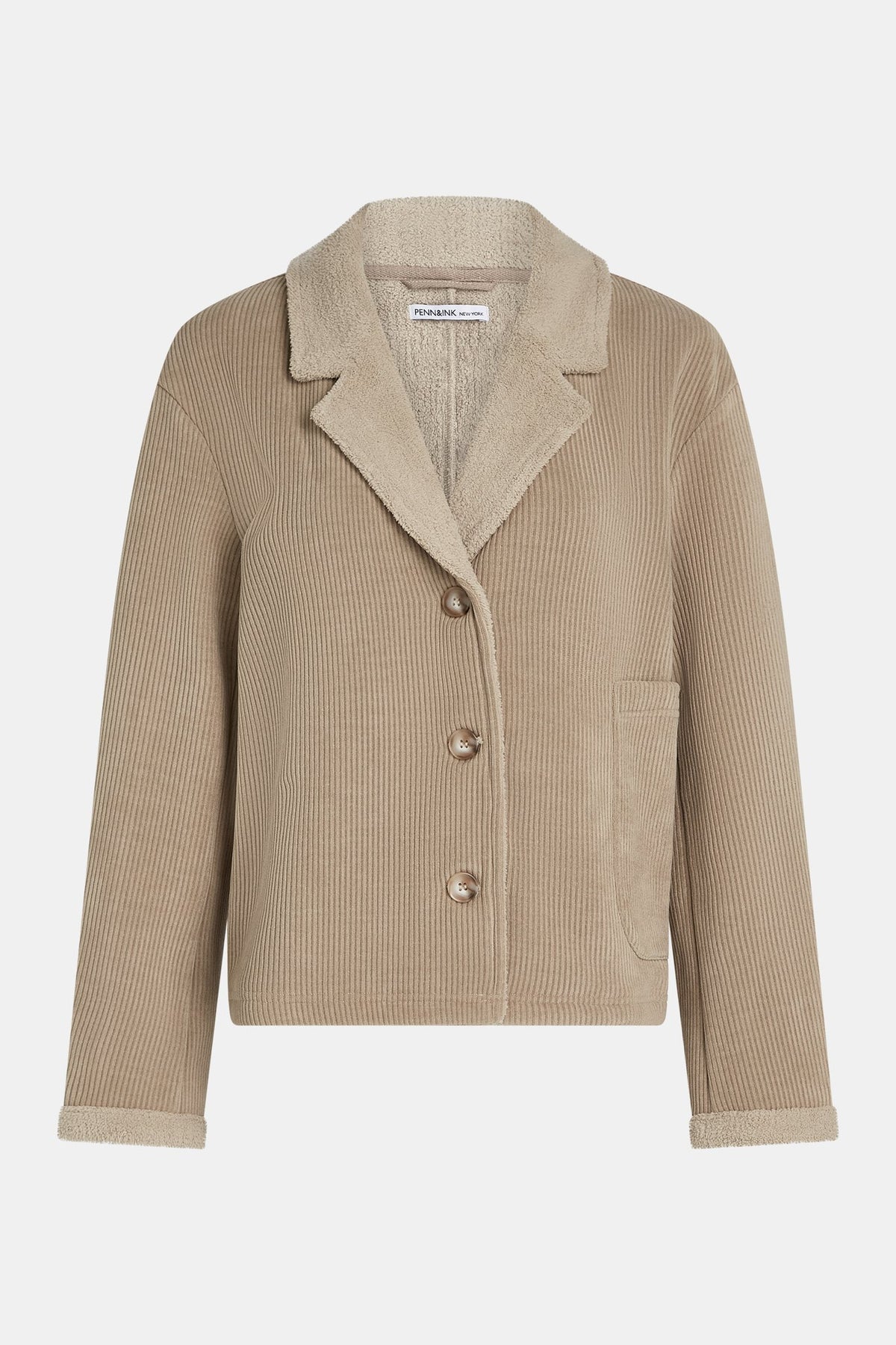 Cord-Jacke mit Reverskragen