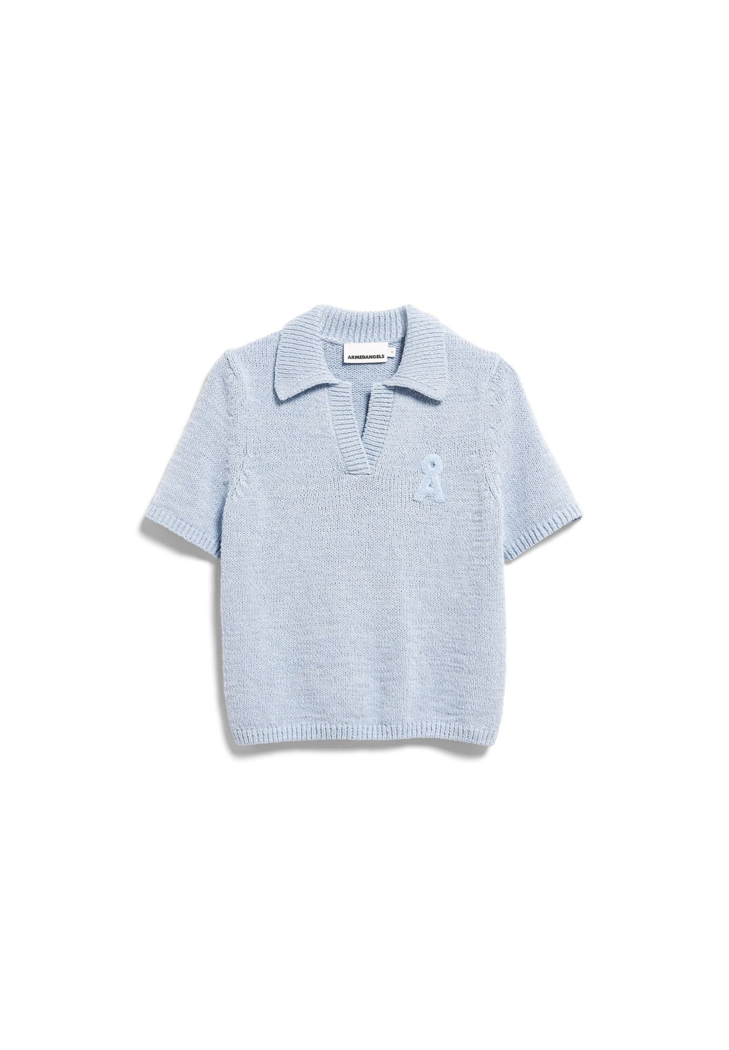 Poloshirt mit V-Ausschnitt