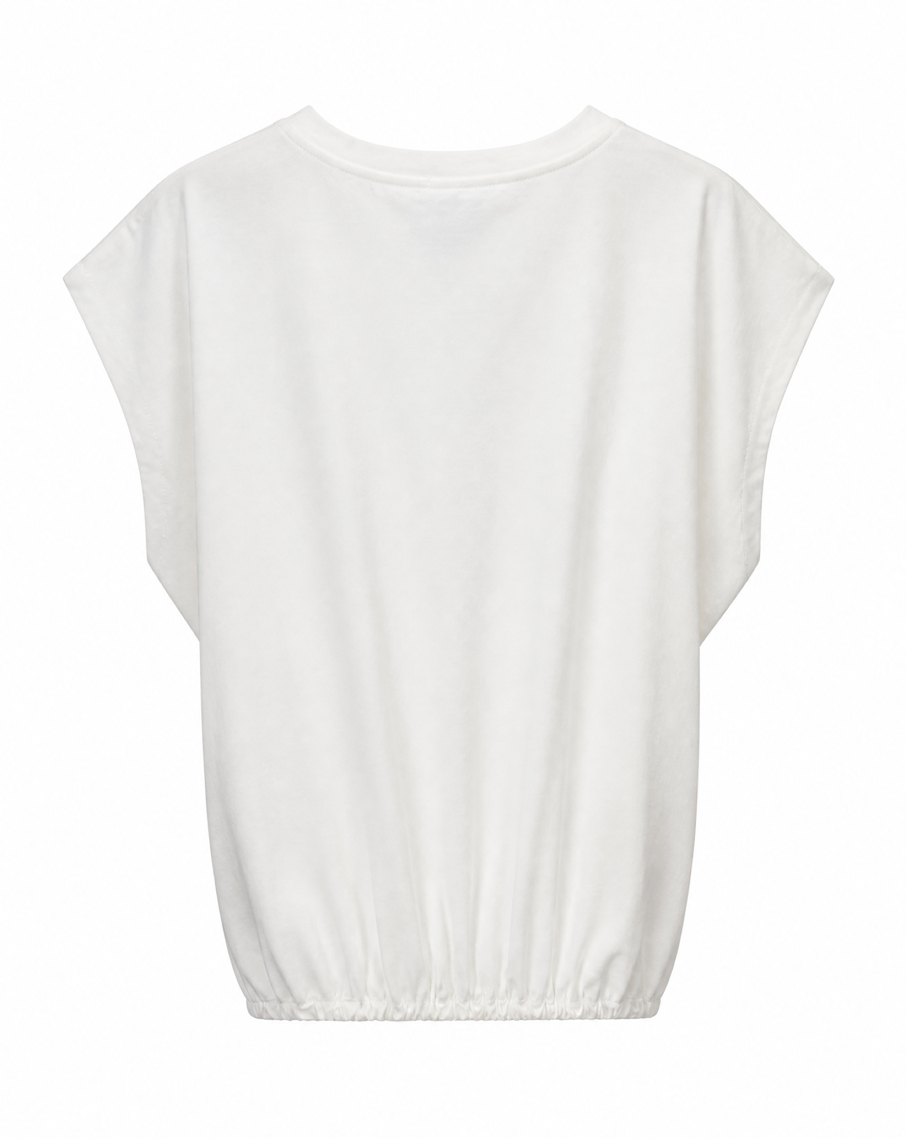 T-Shirt mit Ballonsaum