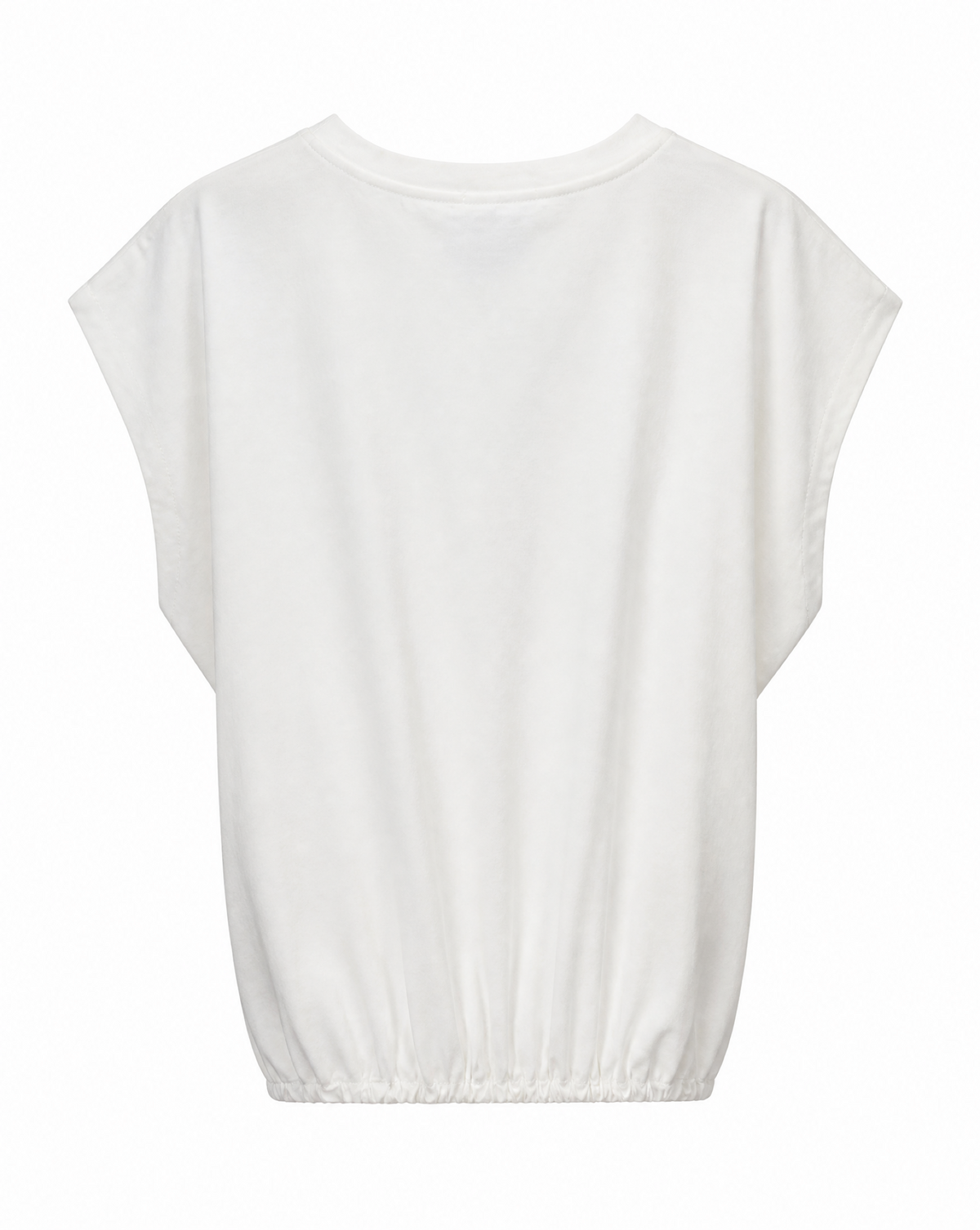 T-Shirt mit Ballonsaum