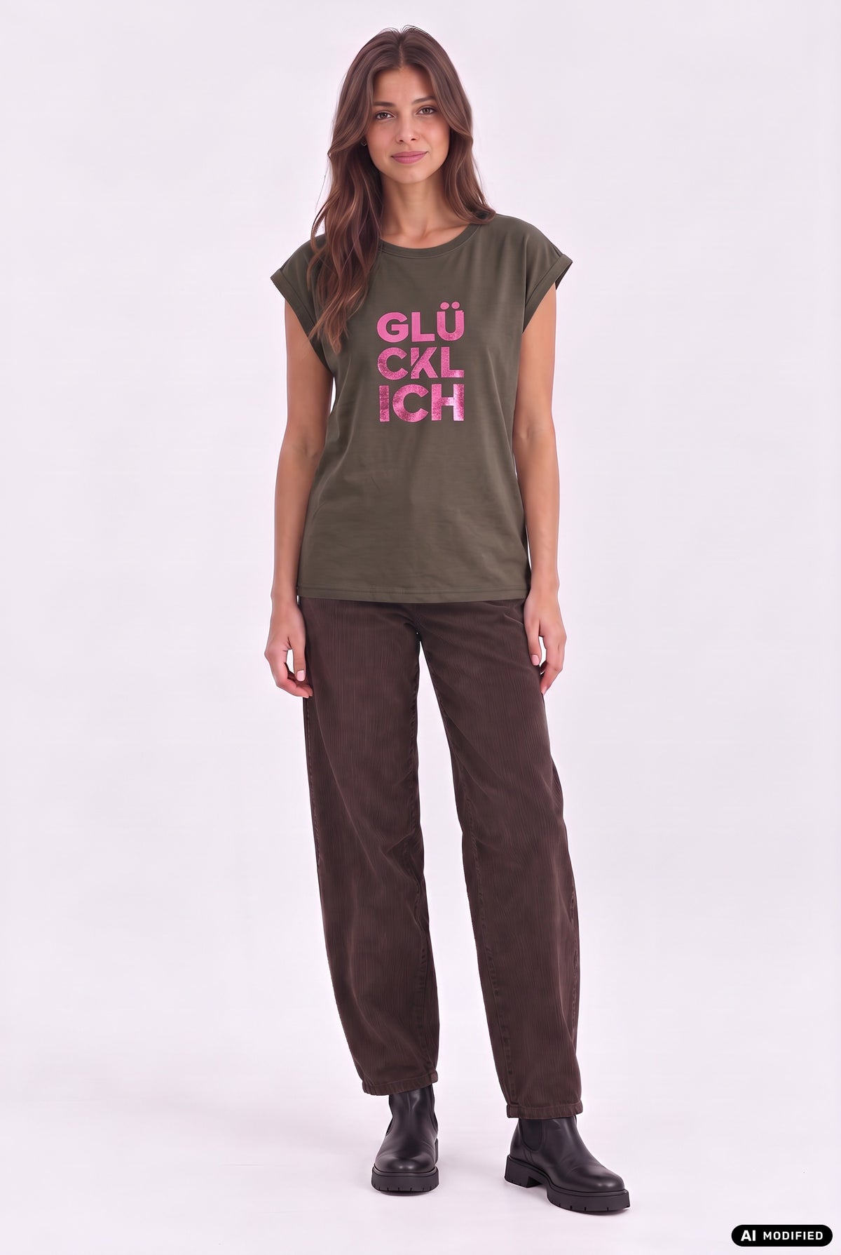 T-Shirt GLÜCKLICH