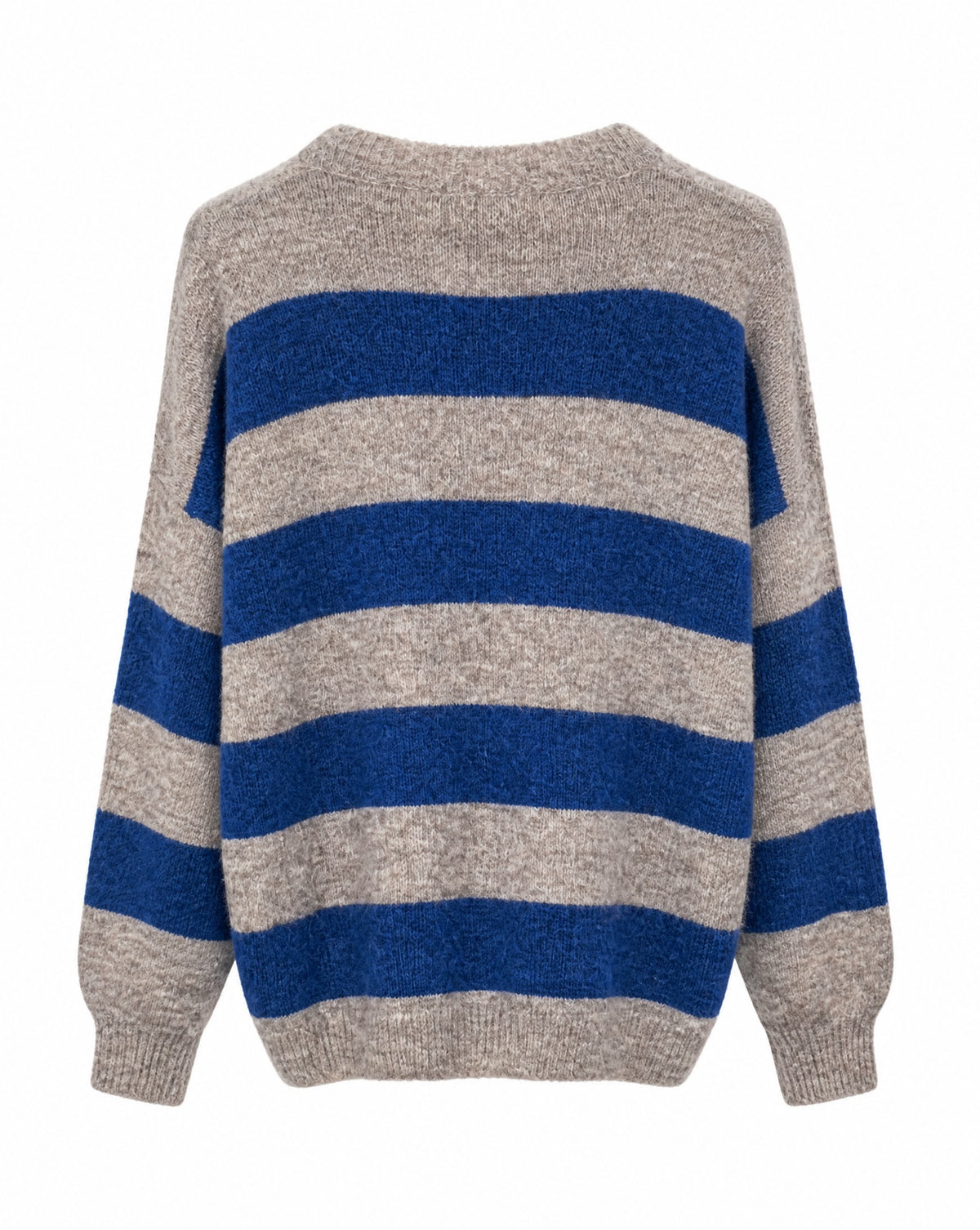 Strickpullover mit Streifen